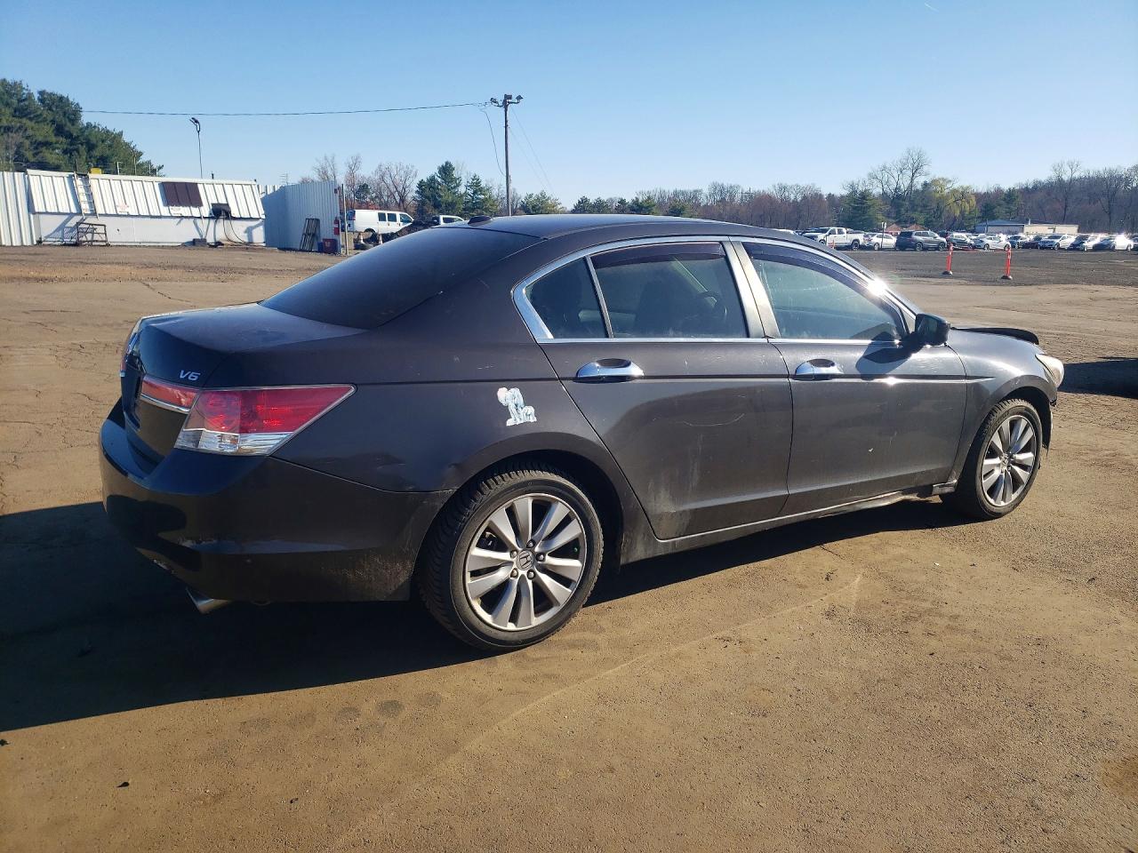 2012 Honda Accord Exl Brown vin: 1HGCP3F83CA018080