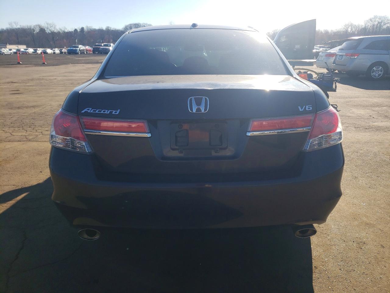 2012 Honda Accord Exl Brown vin: 1HGCP3F83CA018080