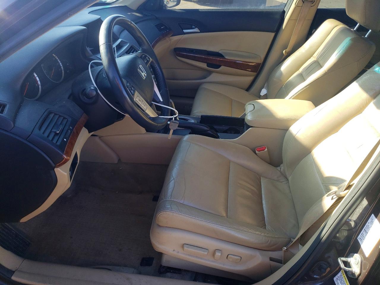 2012 Honda Accord Exl Brown vin: 1HGCP3F83CA018080