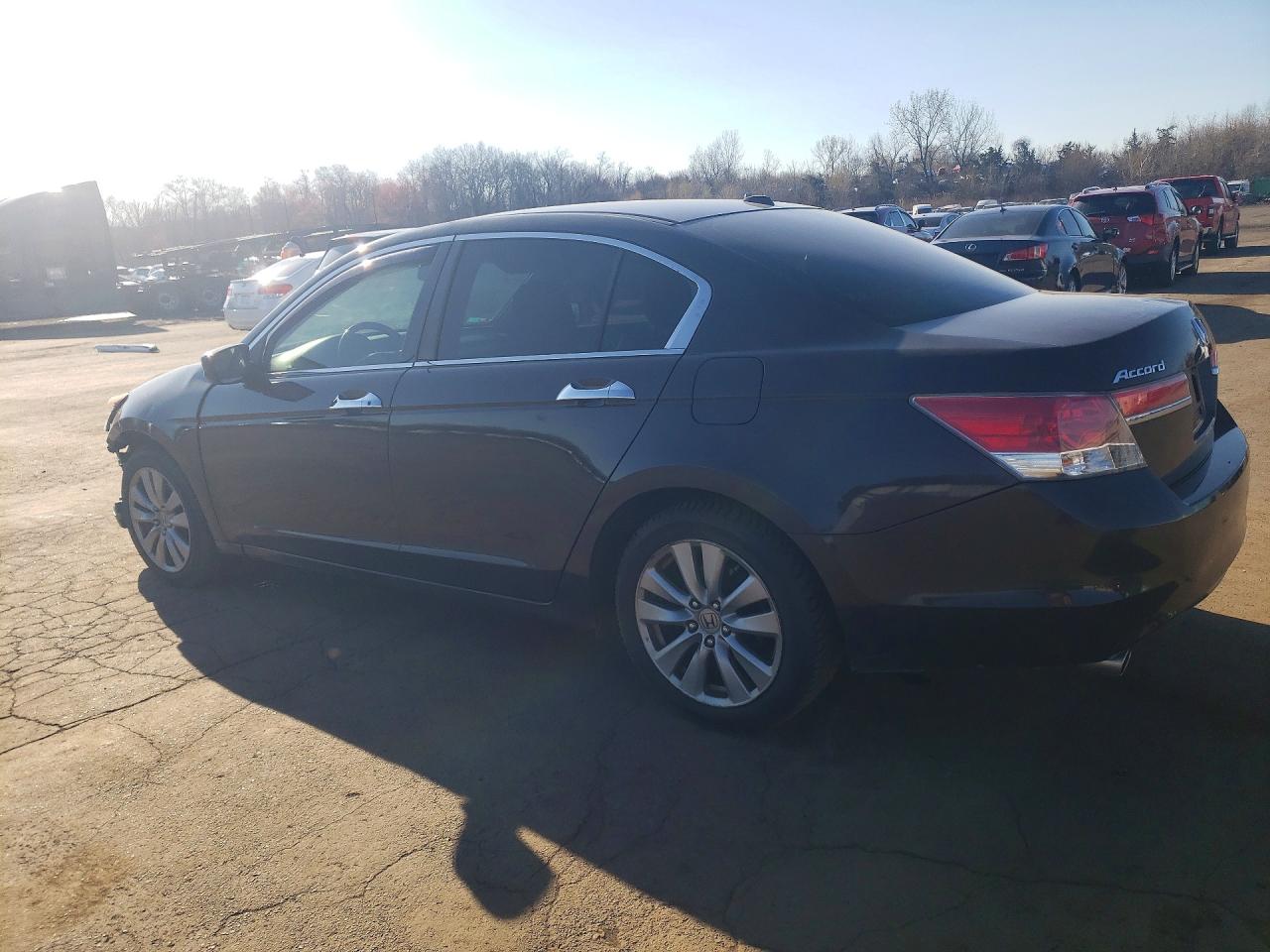 2012 Honda Accord Exl Brown vin: 1HGCP3F83CA018080