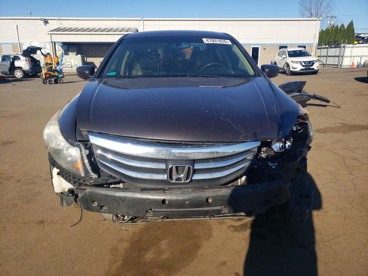 2012 Honda Accord Exl Brown vin: 1HGCP3F83CA018080