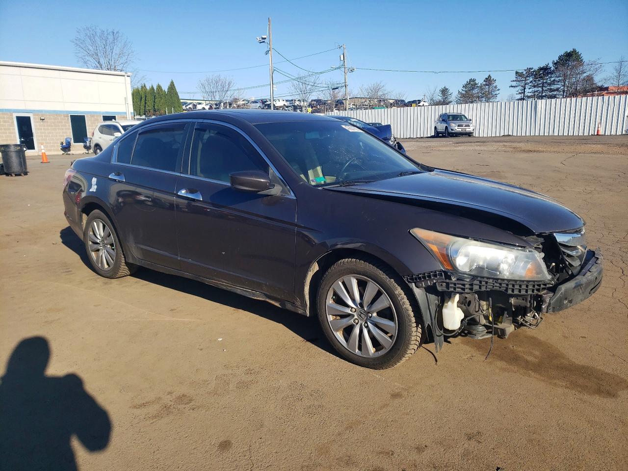 2012 Honda Accord Exl Brown vin: 1HGCP3F83CA018080