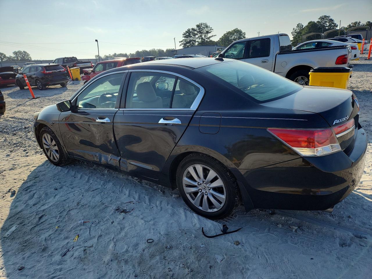 2012 Honda Accord Exl Gray vin: 1HGCP3F83CA018659