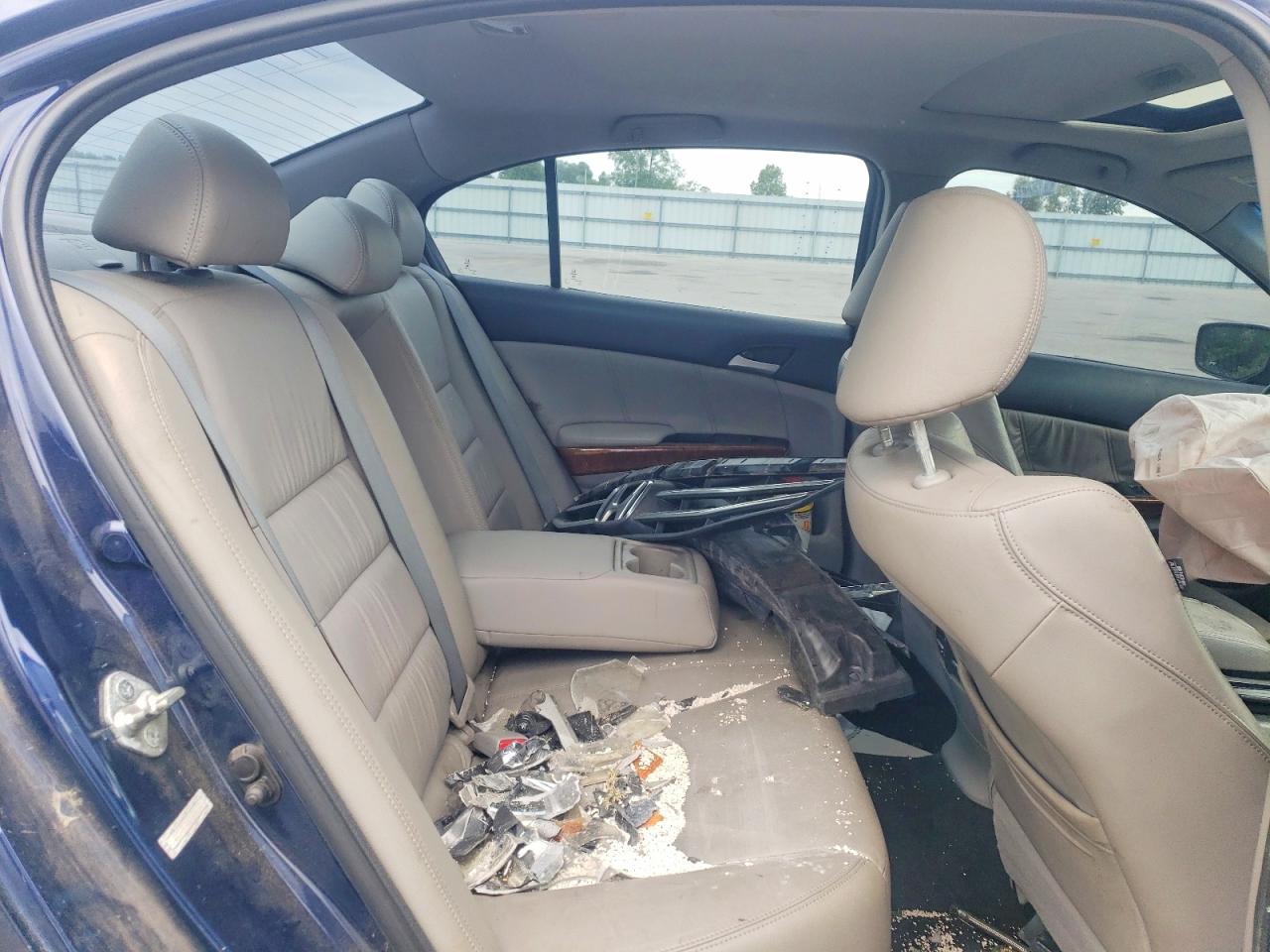 2012 Honda Accord Exl Синий vin: 1HGCP3F83CA020167