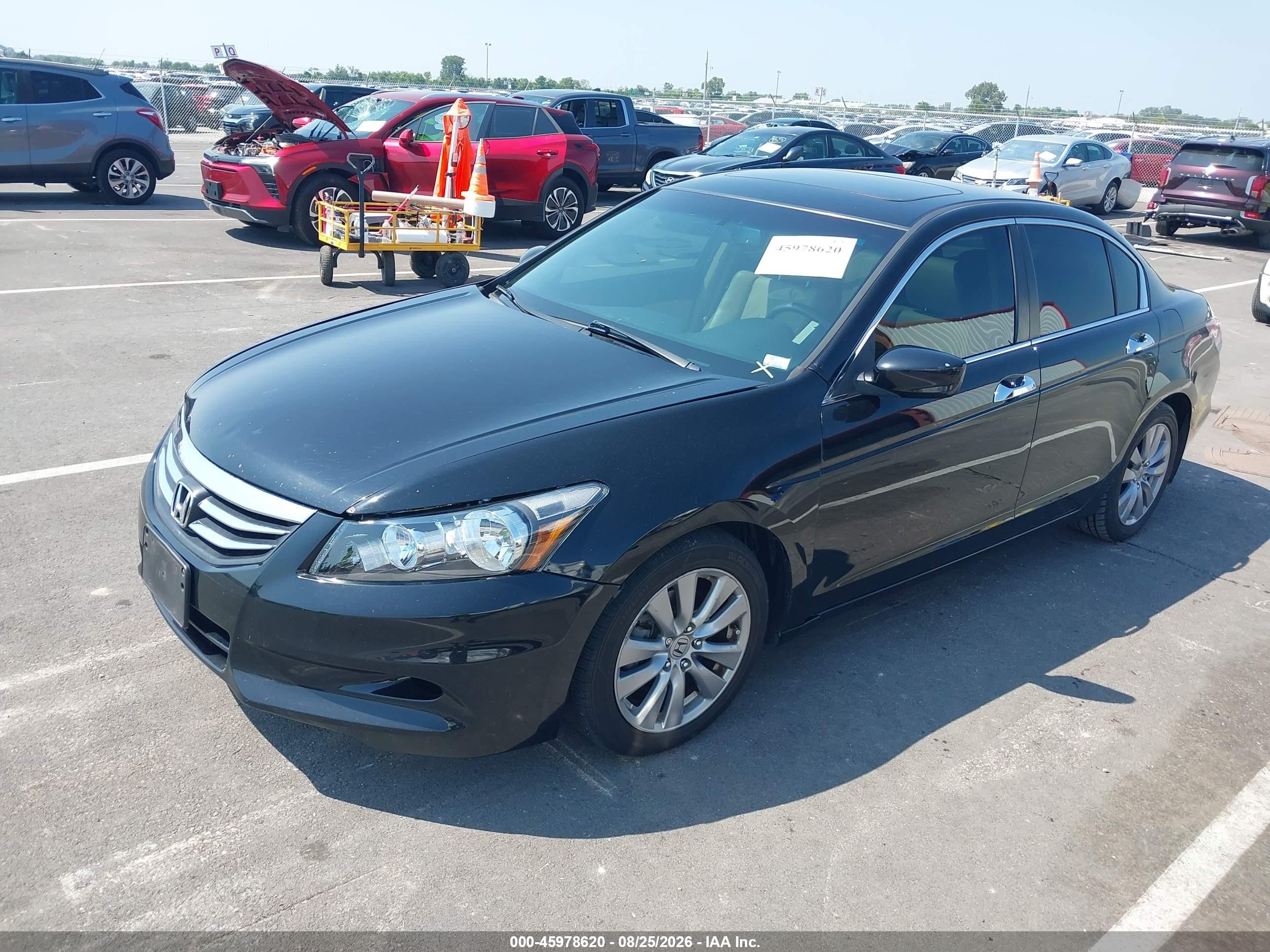 2012 Honda Accord 3.5 Ex-l Black vin: 1HGCP3F83CA025725