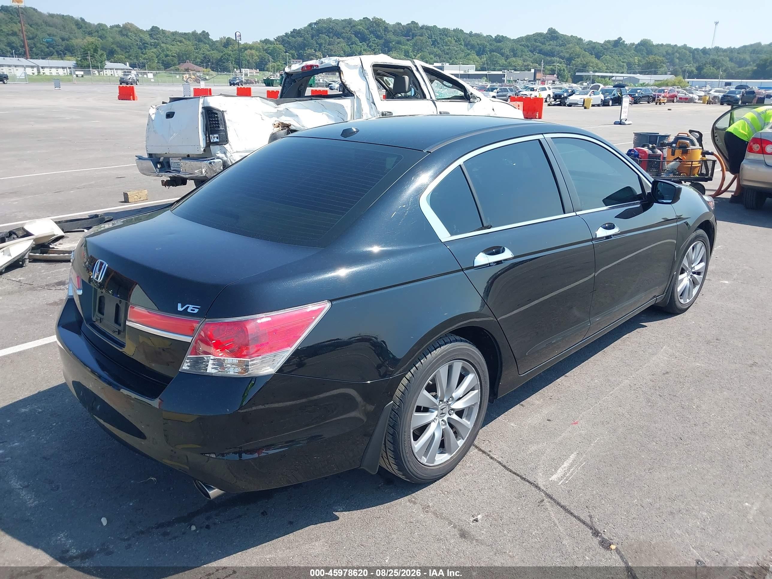 2012 Honda Accord 3.5 Ex-l Black vin: 1HGCP3F83CA025725