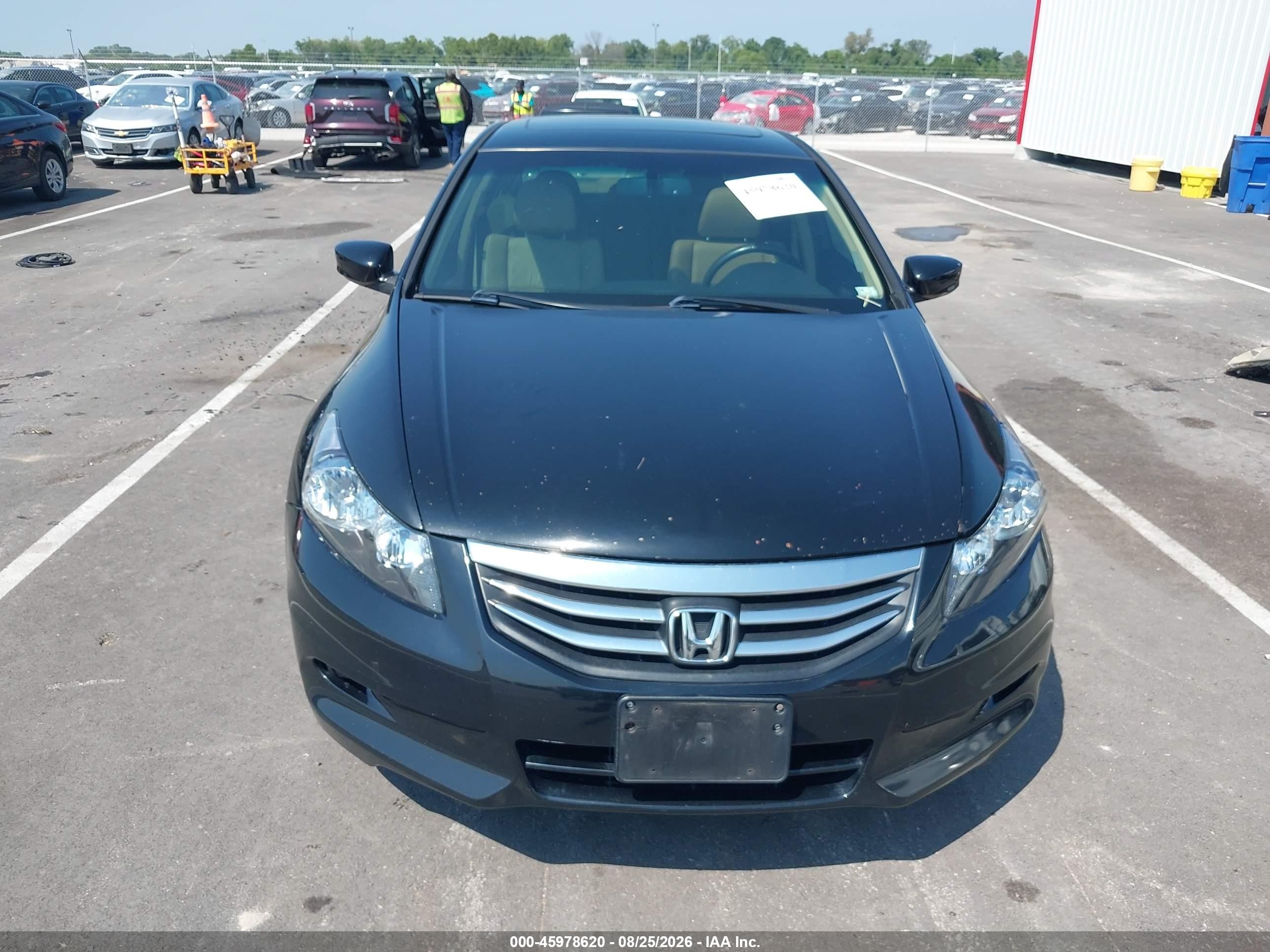 2012 Honda Accord 3.5 Ex-l Black vin: 1HGCP3F83CA025725