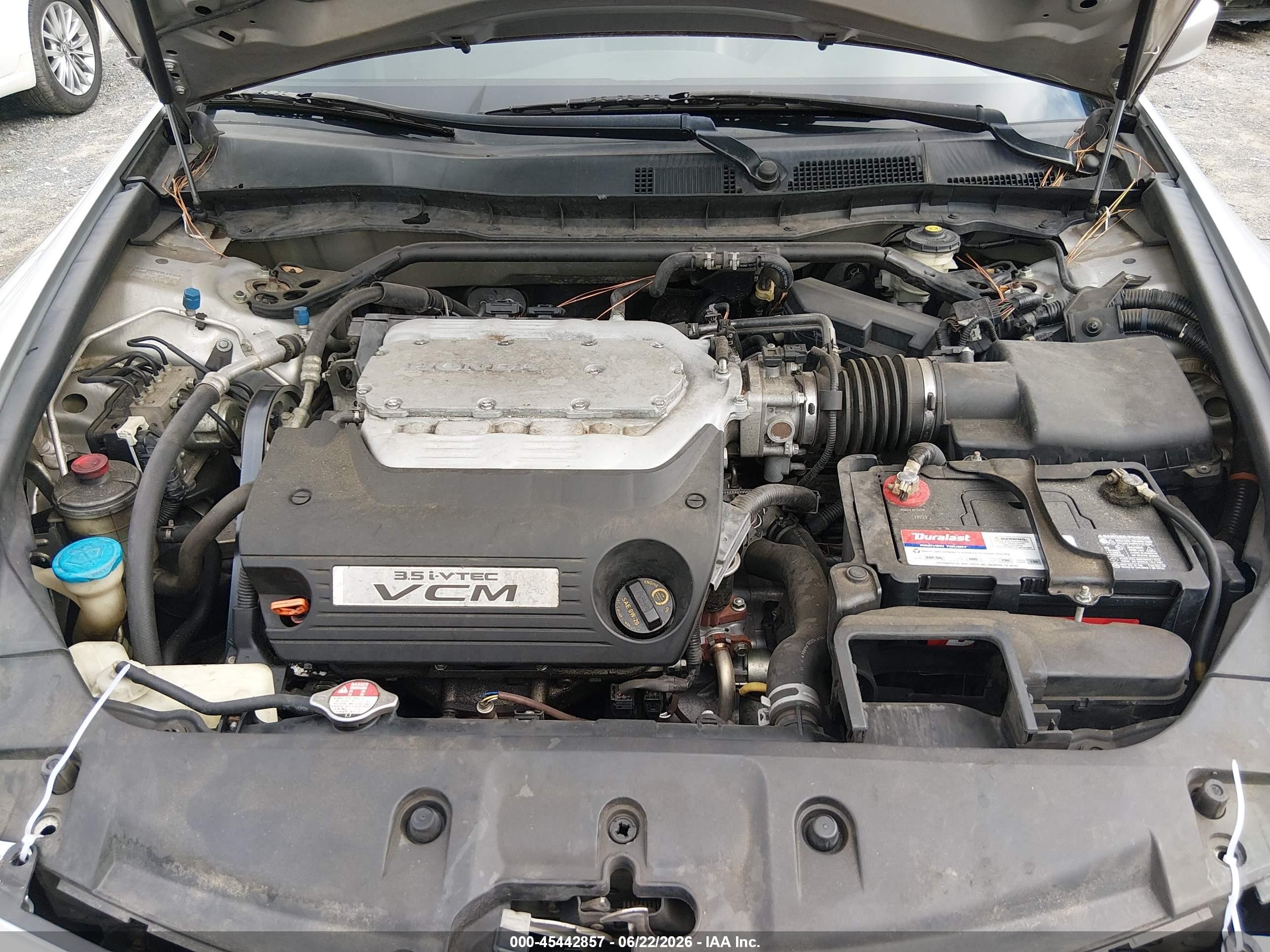 2012 Honda Accord 3.5 Ex-l Серый vin: 1HGCP3F83CA026258