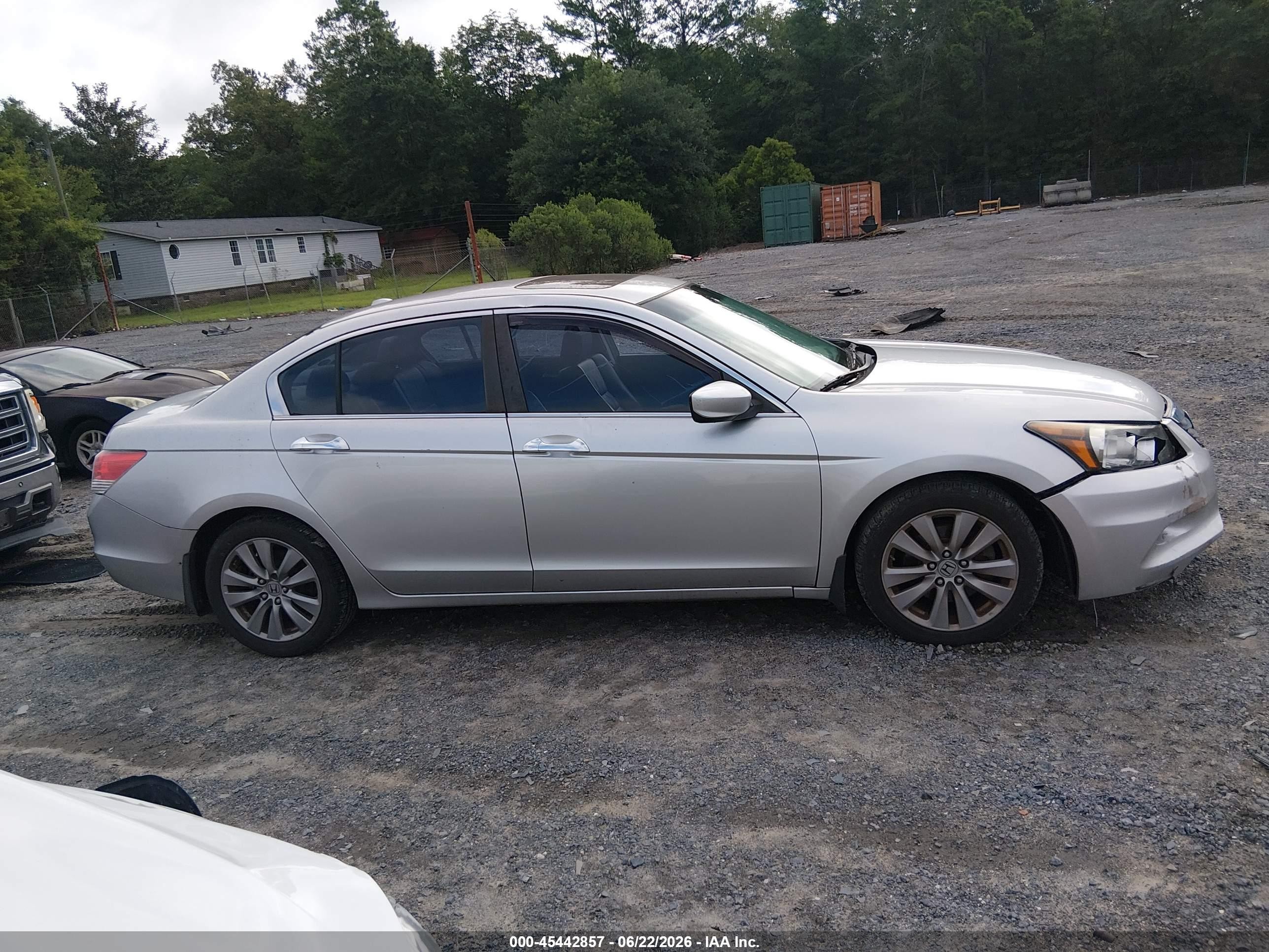 2012 Honda Accord 3.5 Ex-l Серый vin: 1HGCP3F83CA026258