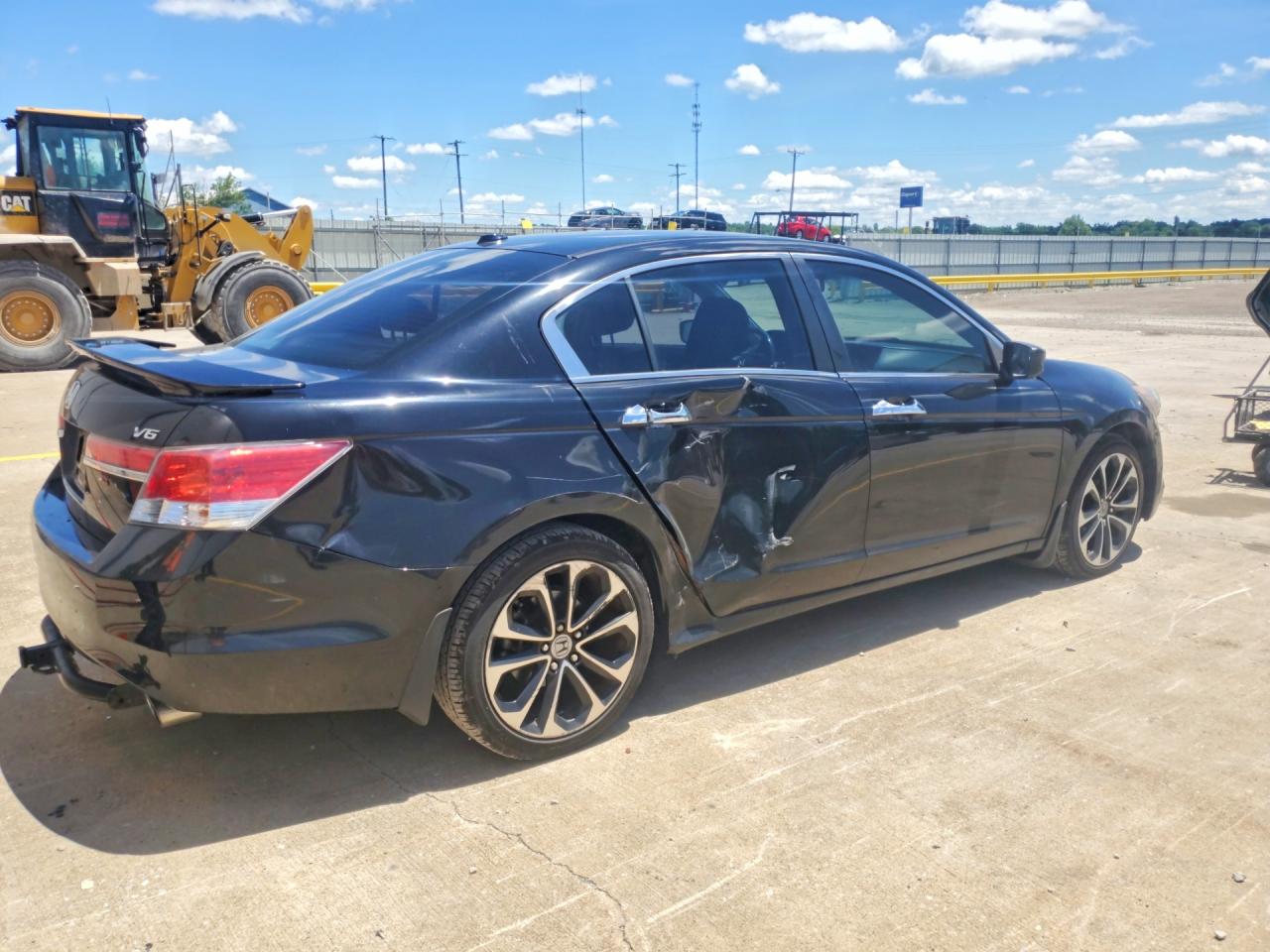 2012 Honda Accord Exl Черный vin: 1HGCP3F83CA030648