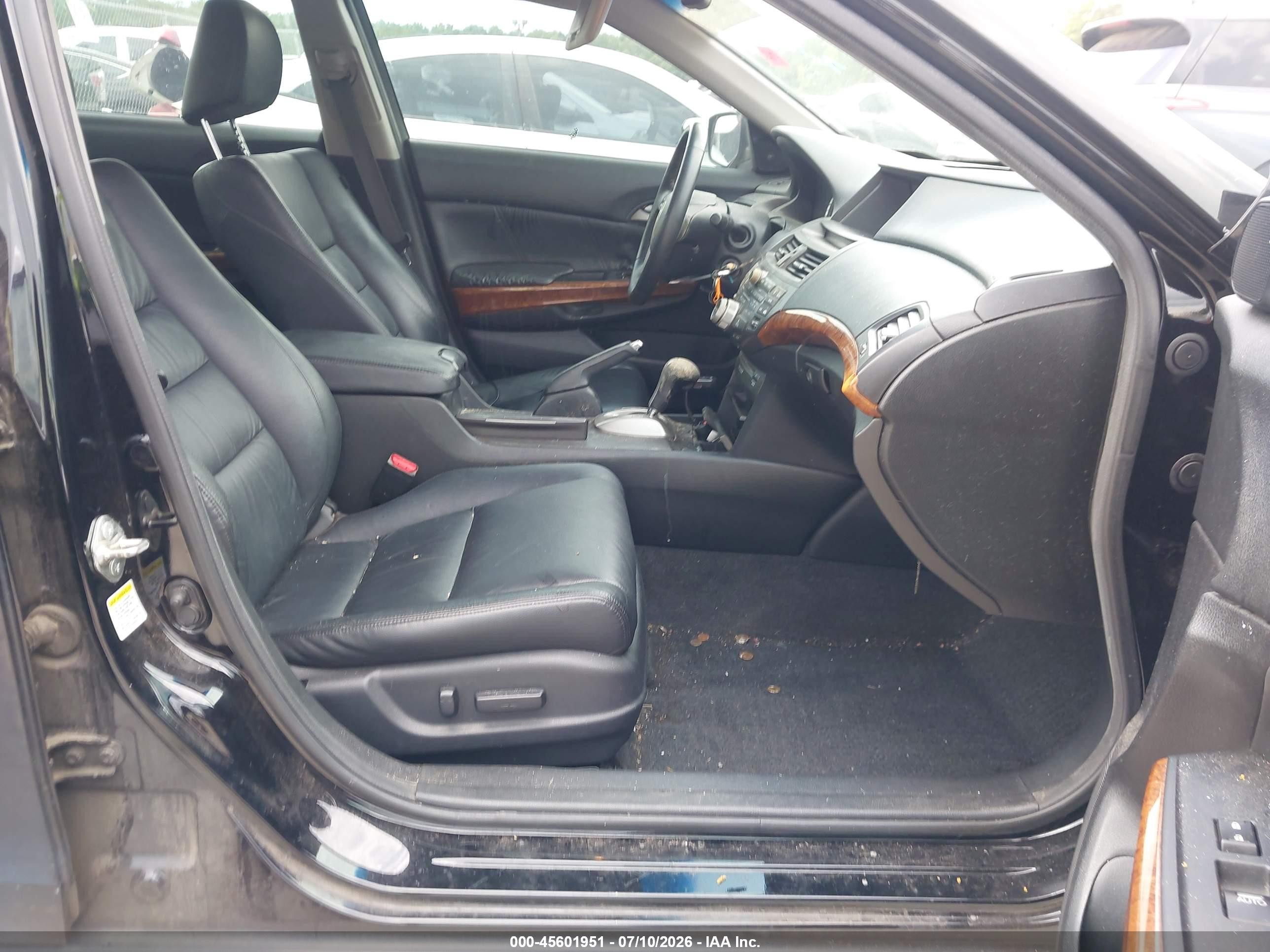 2012 Honda Accord 3.5 Ex-l Black vin: 1HGCP3F83CA031878