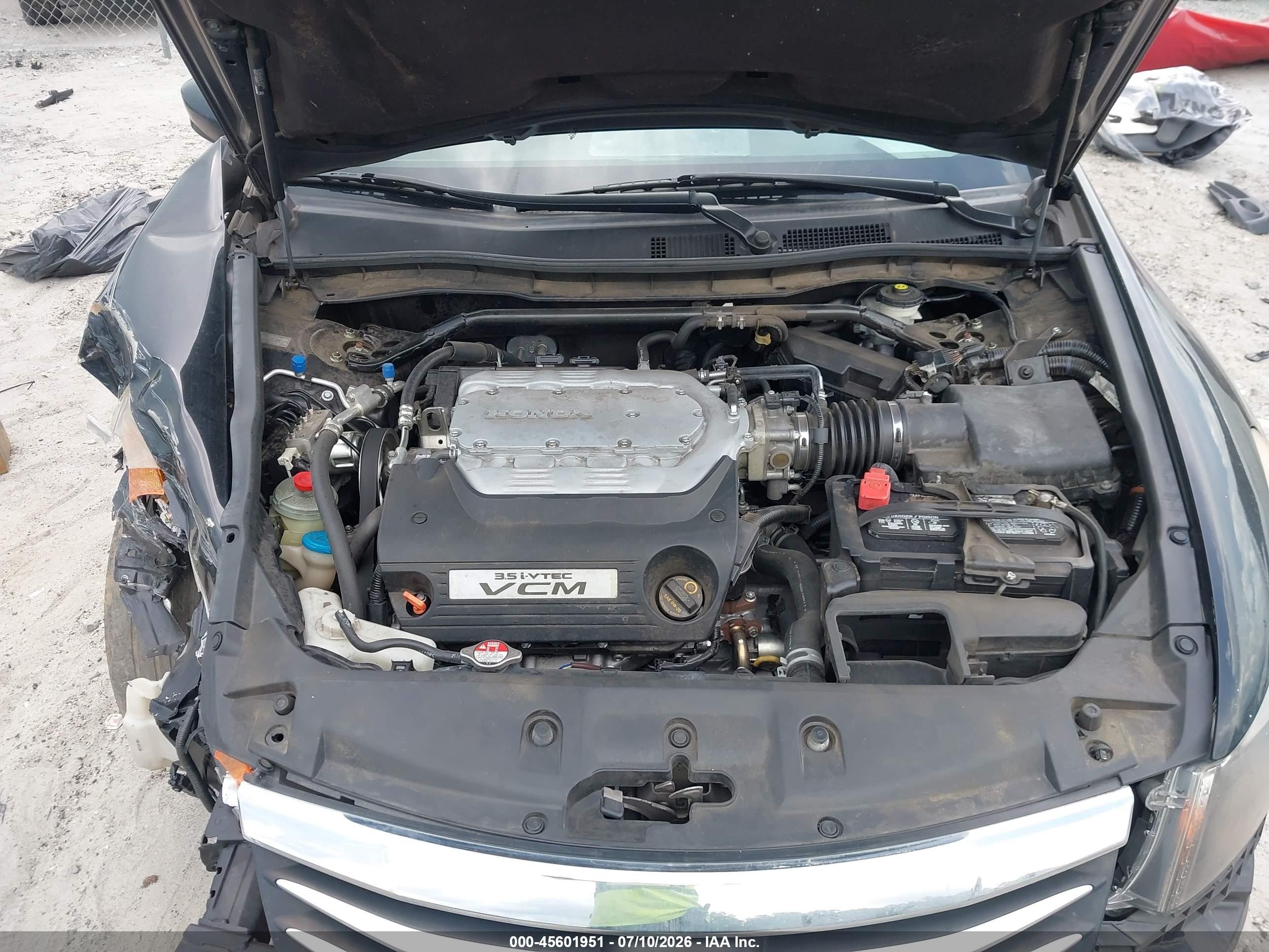 2012 Honda Accord 3.5 Ex-l Black vin: 1HGCP3F83CA031878