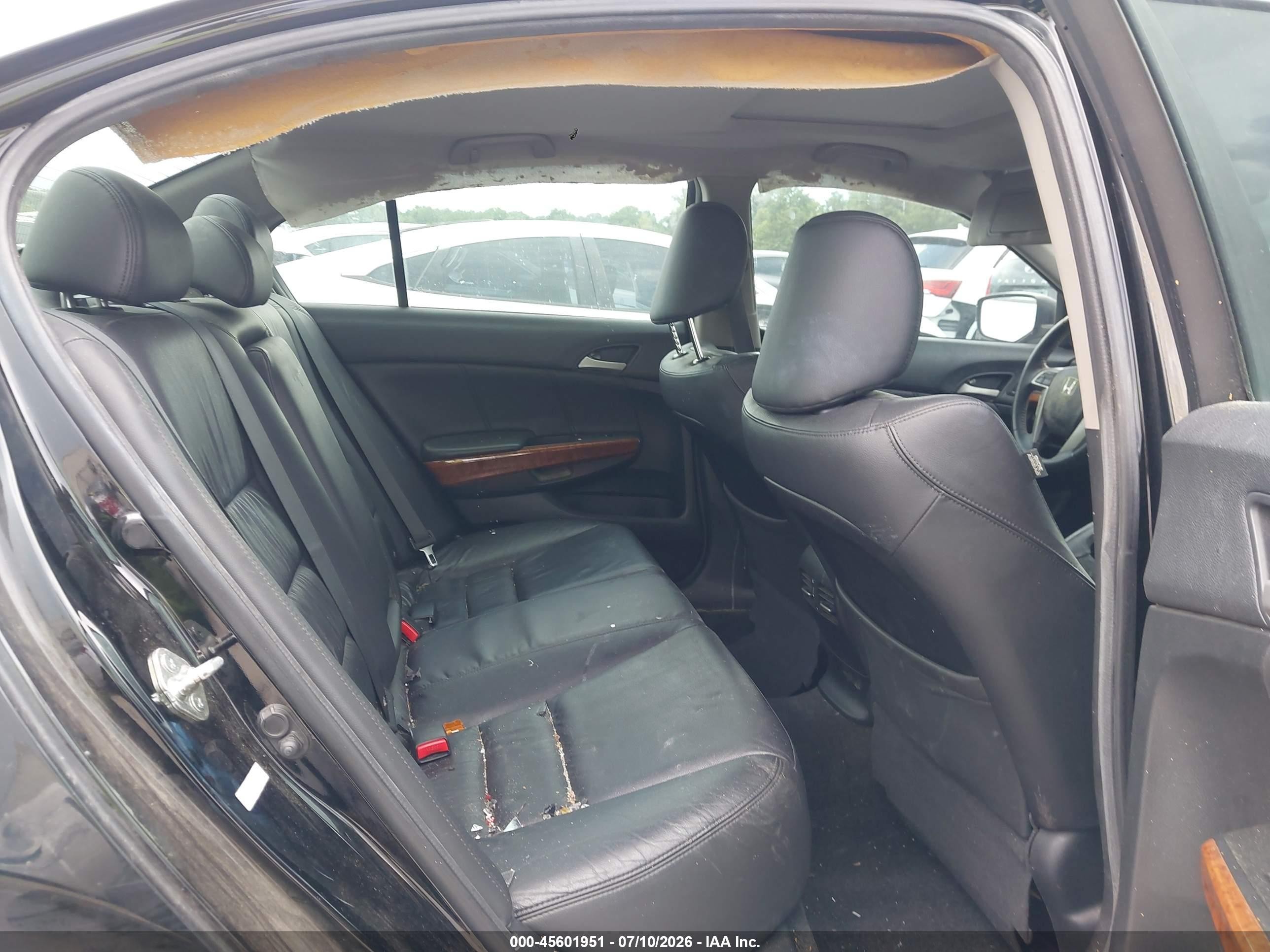 2012 Honda Accord 3.5 Ex-l Black vin: 1HGCP3F83CA031878