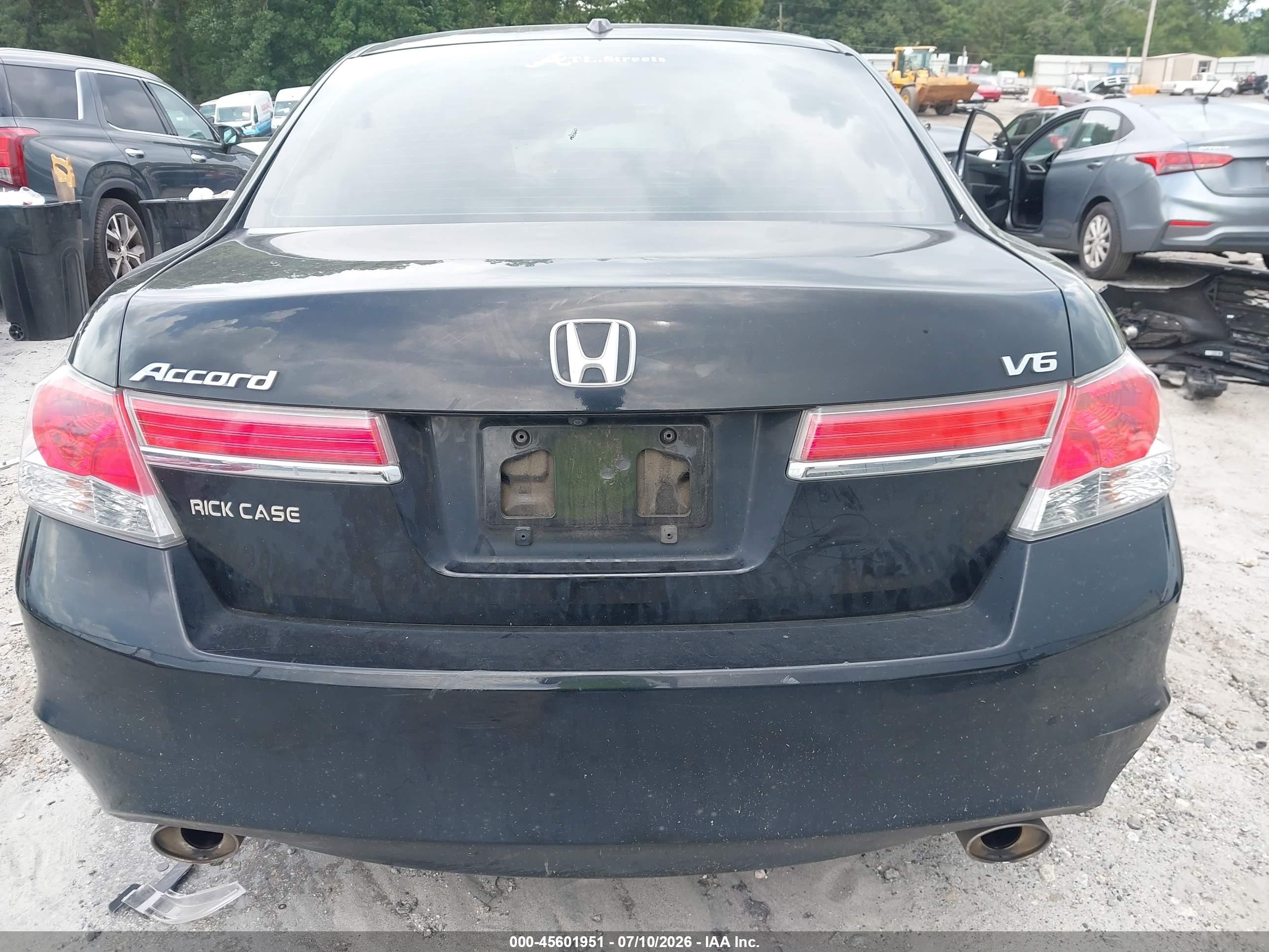 2012 Honda Accord 3.5 Ex-l Black vin: 1HGCP3F83CA031878