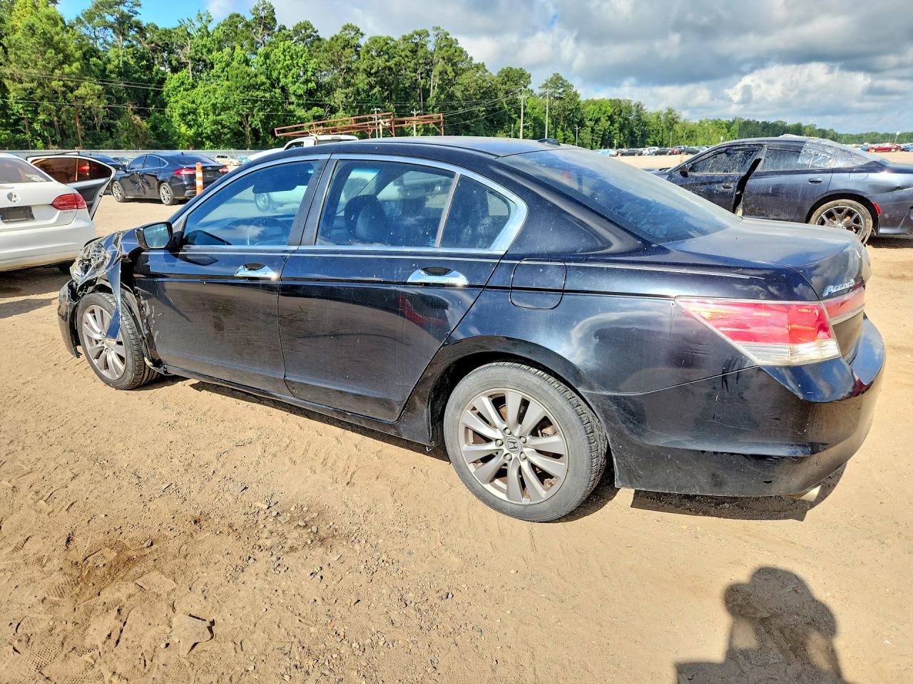 2012 Honda Accord Exl Black vin: 1HGCP3F83CA037714