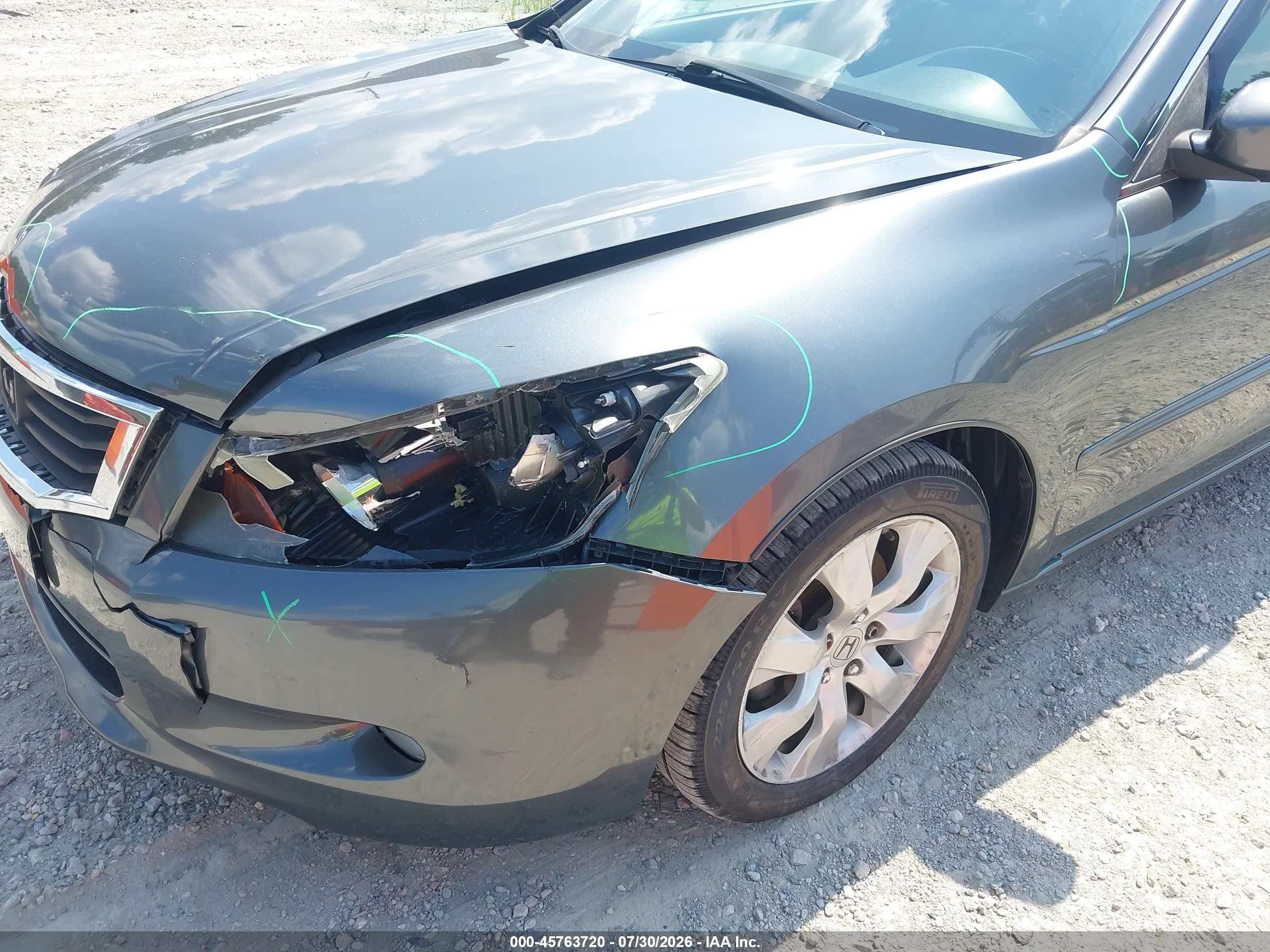 2010 Honda Accord 3.5 Ex-l Gray vin: 1HGCP3F84AA006629