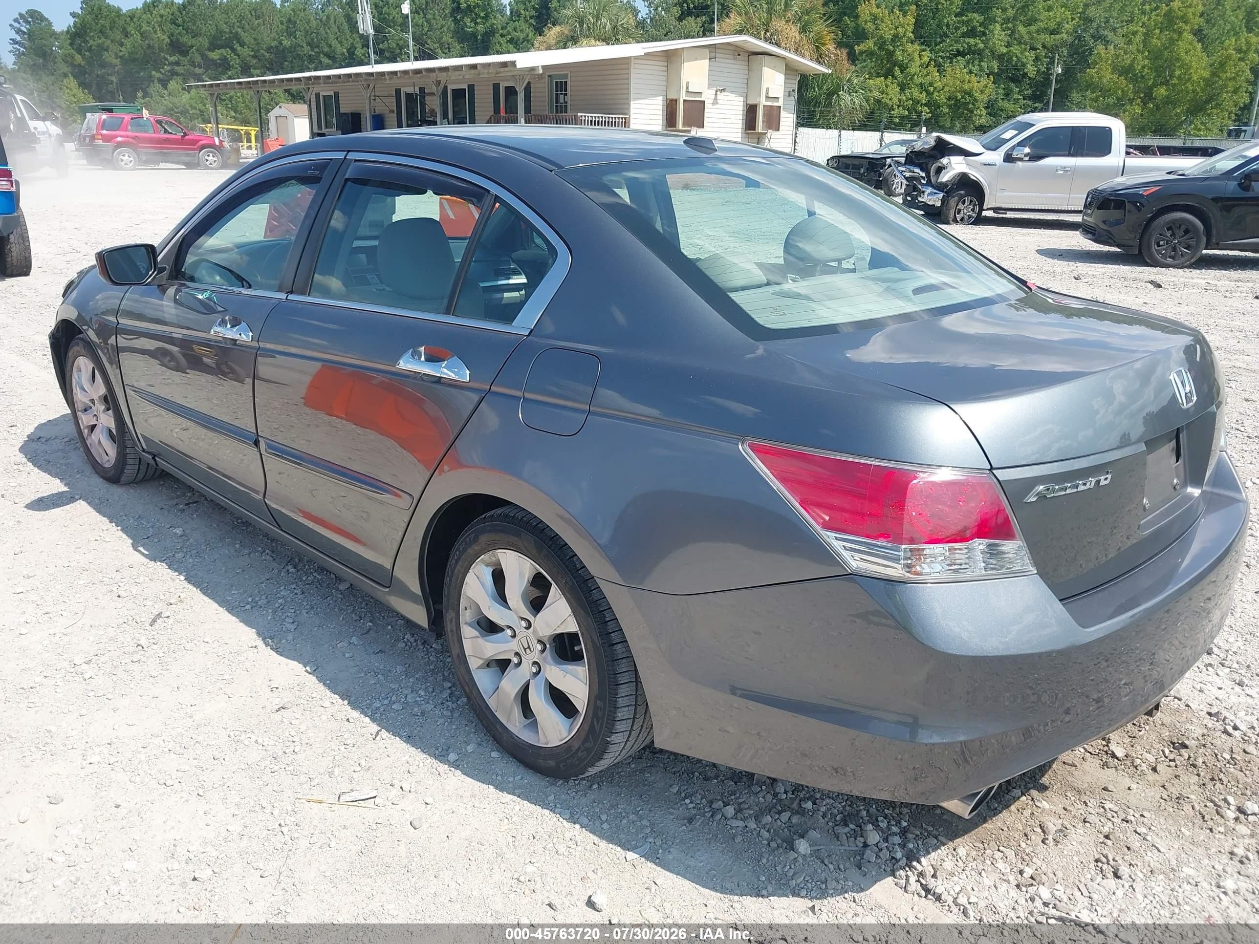2010 Honda Accord 3.5 Ex-l Gray vin: 1HGCP3F84AA006629