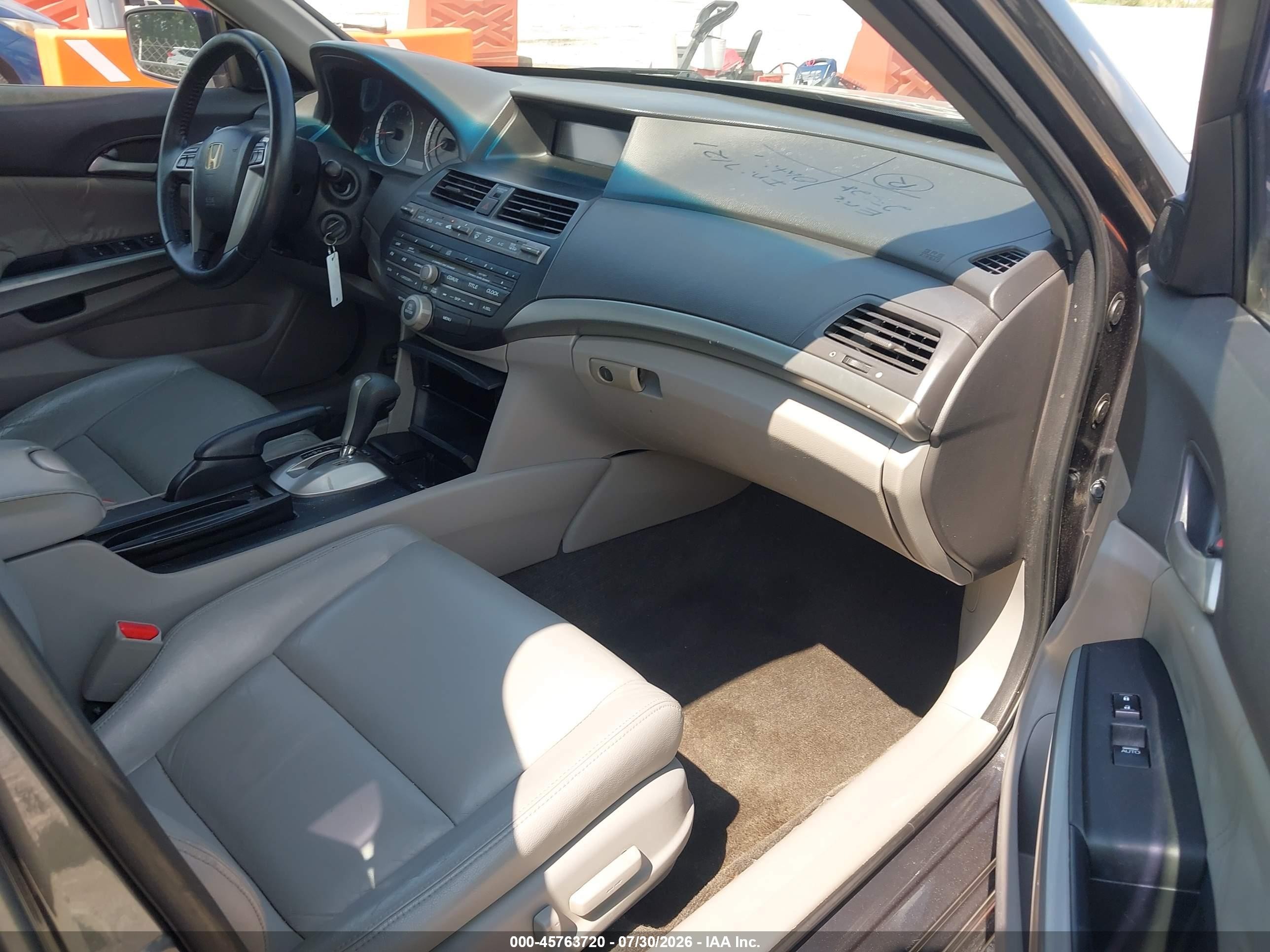 2010 Honda Accord 3.5 Ex-l Gray vin: 1HGCP3F84AA006629