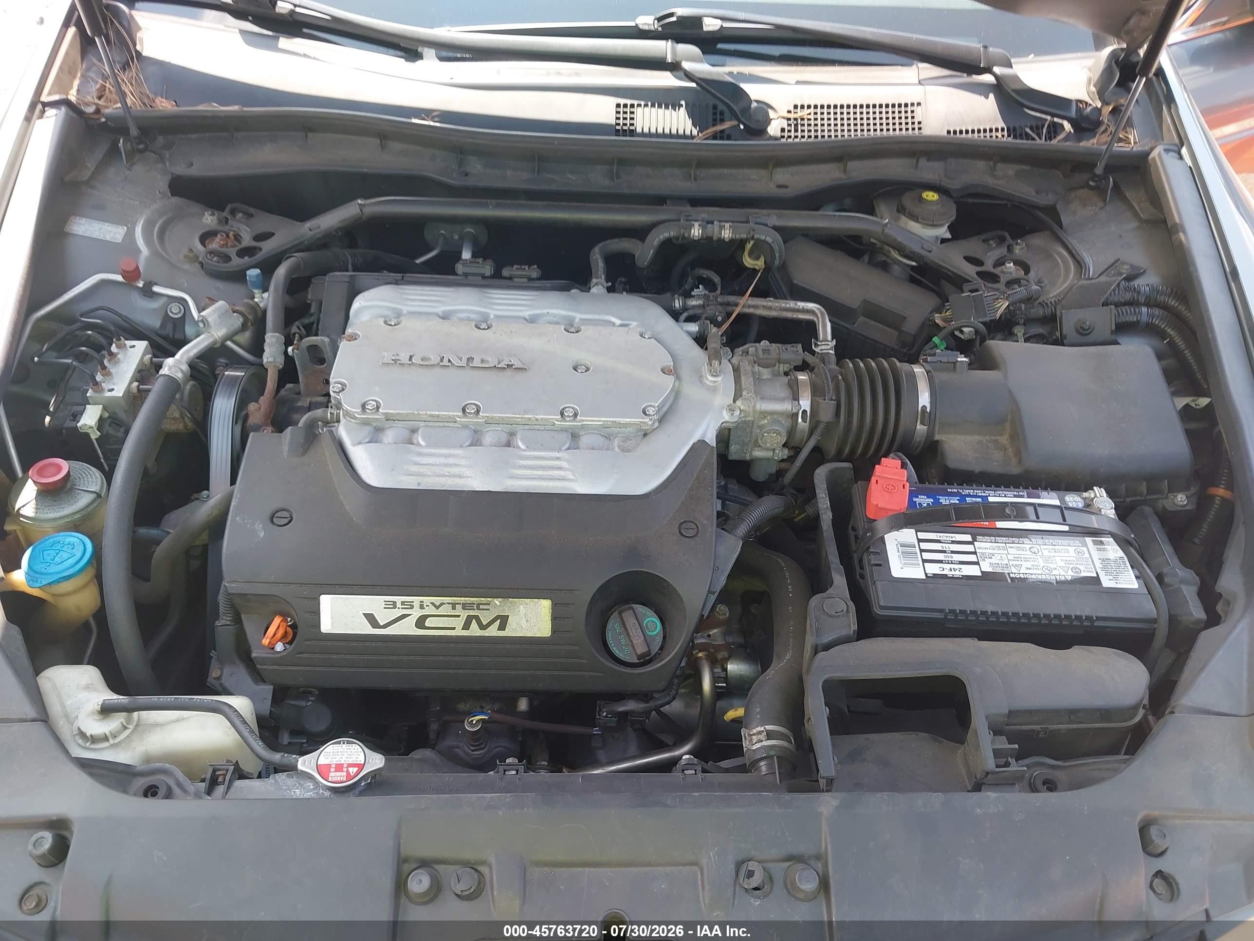 2010 Honda Accord 3.5 Ex-l Gray vin: 1HGCP3F84AA006629