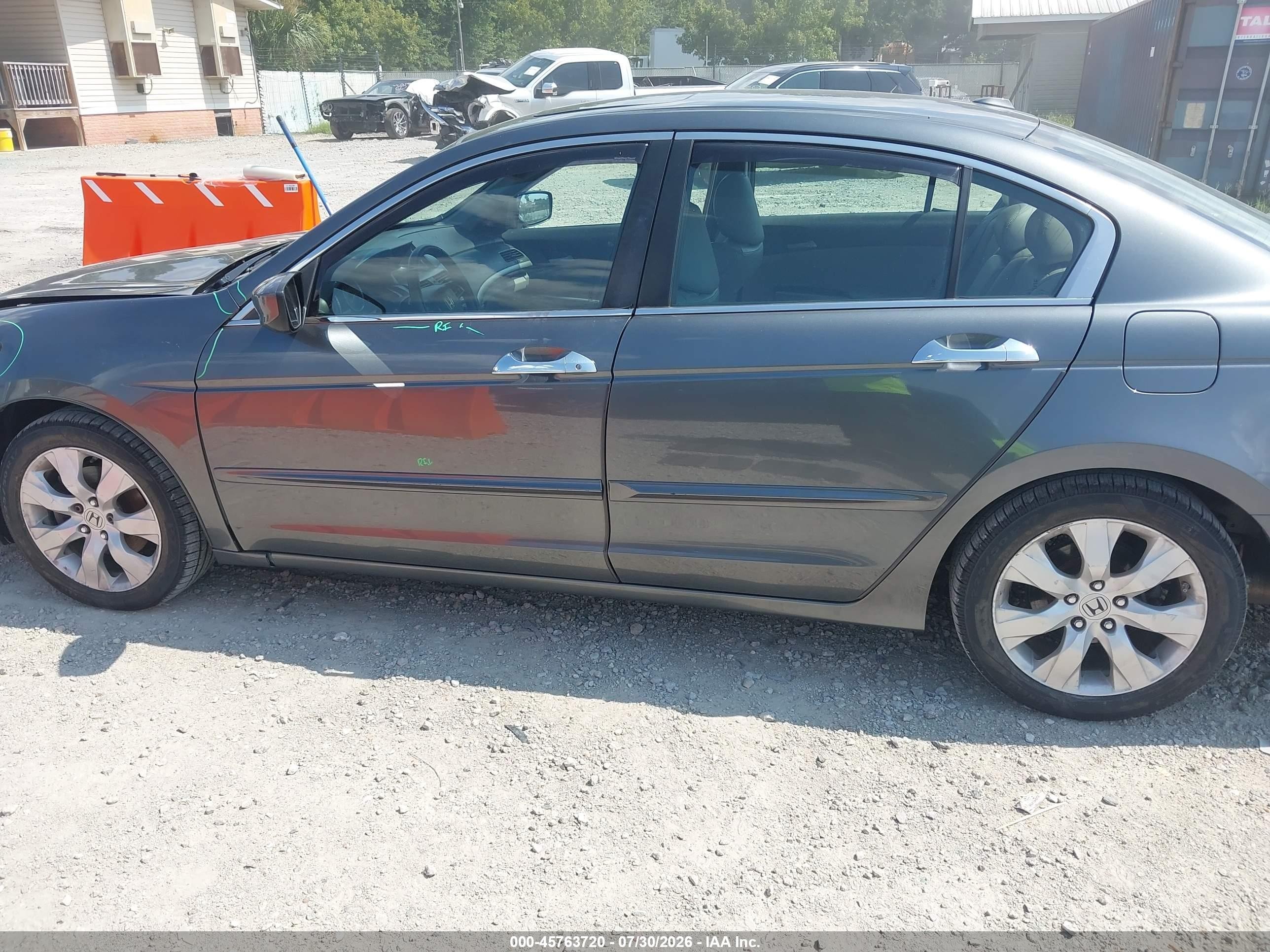 2010 Honda Accord 3.5 Ex-l Gray vin: 1HGCP3F84AA006629