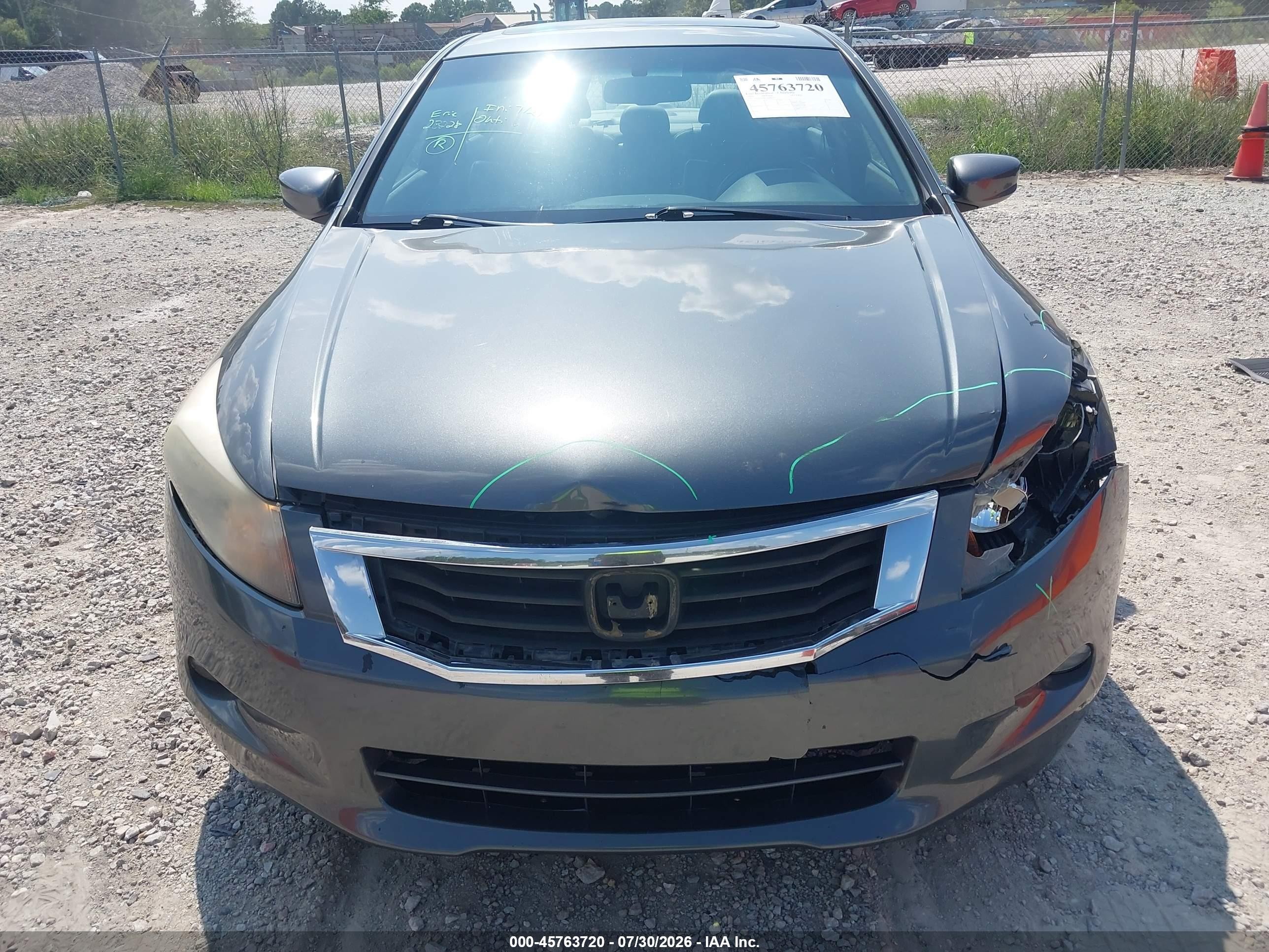 2010 Honda Accord 3.5 Ex-l Gray vin: 1HGCP3F84AA006629