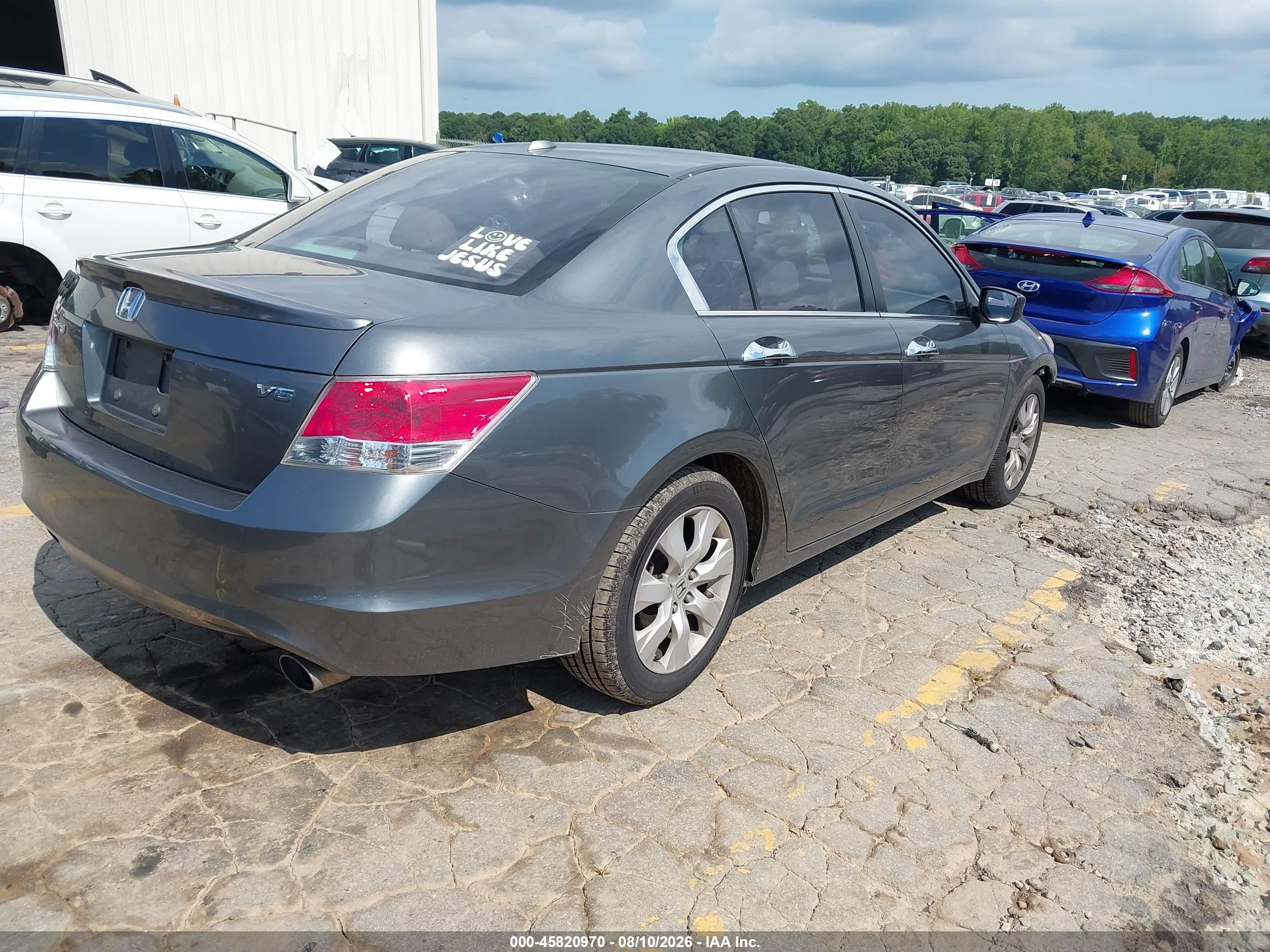 2010 Honda Accord 3.5 Ex-l Gray vin: 1HGCP3F84AA013774
