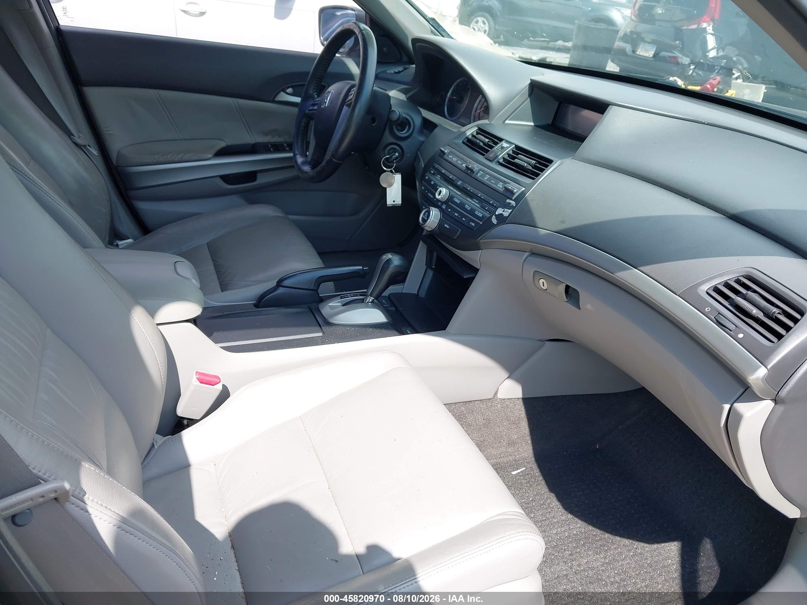 2010 Honda Accord 3.5 Ex-l Gray vin: 1HGCP3F84AA013774