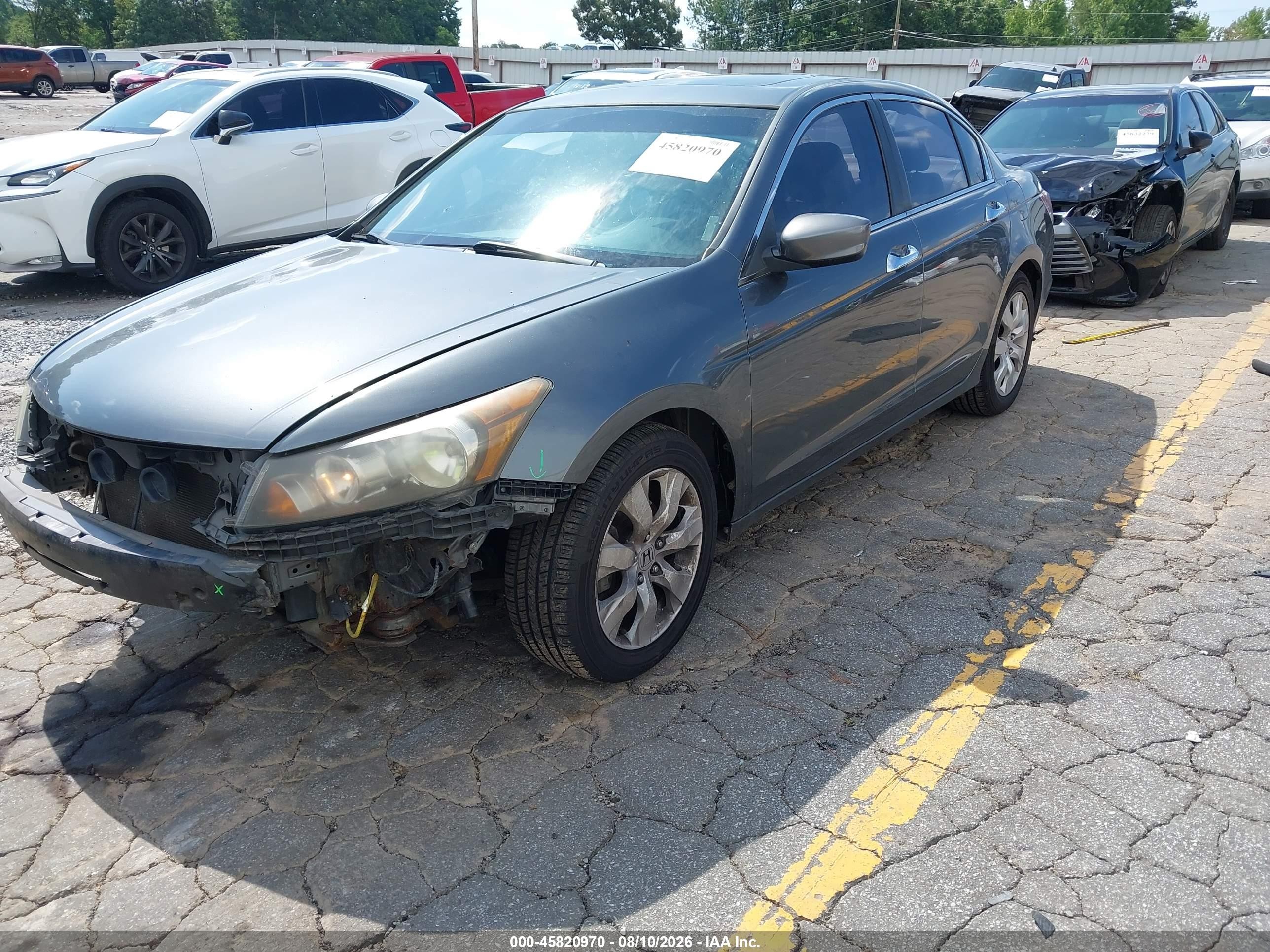 2010 Honda Accord 3.5 Ex-l Gray vin: 1HGCP3F84AA013774
