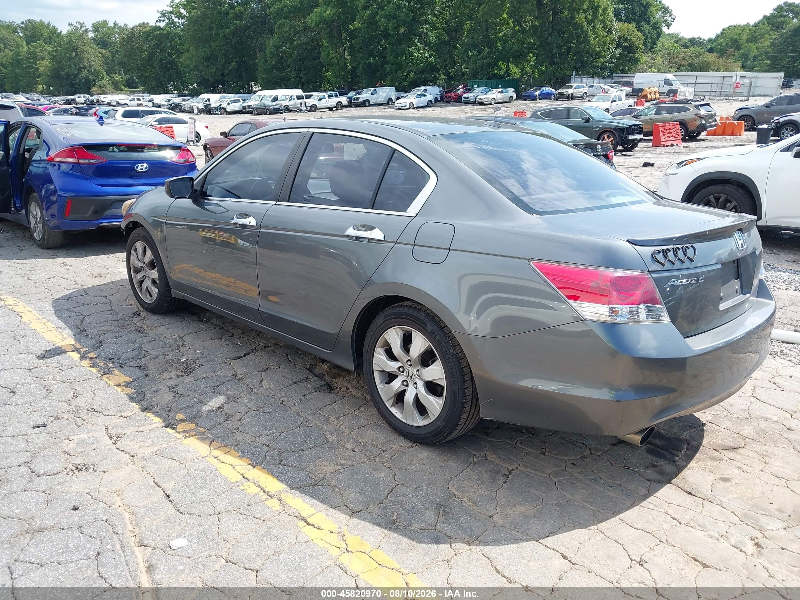 2010 Honda Accord 3.5 Ex-l Gray vin: 1HGCP3F84AA013774