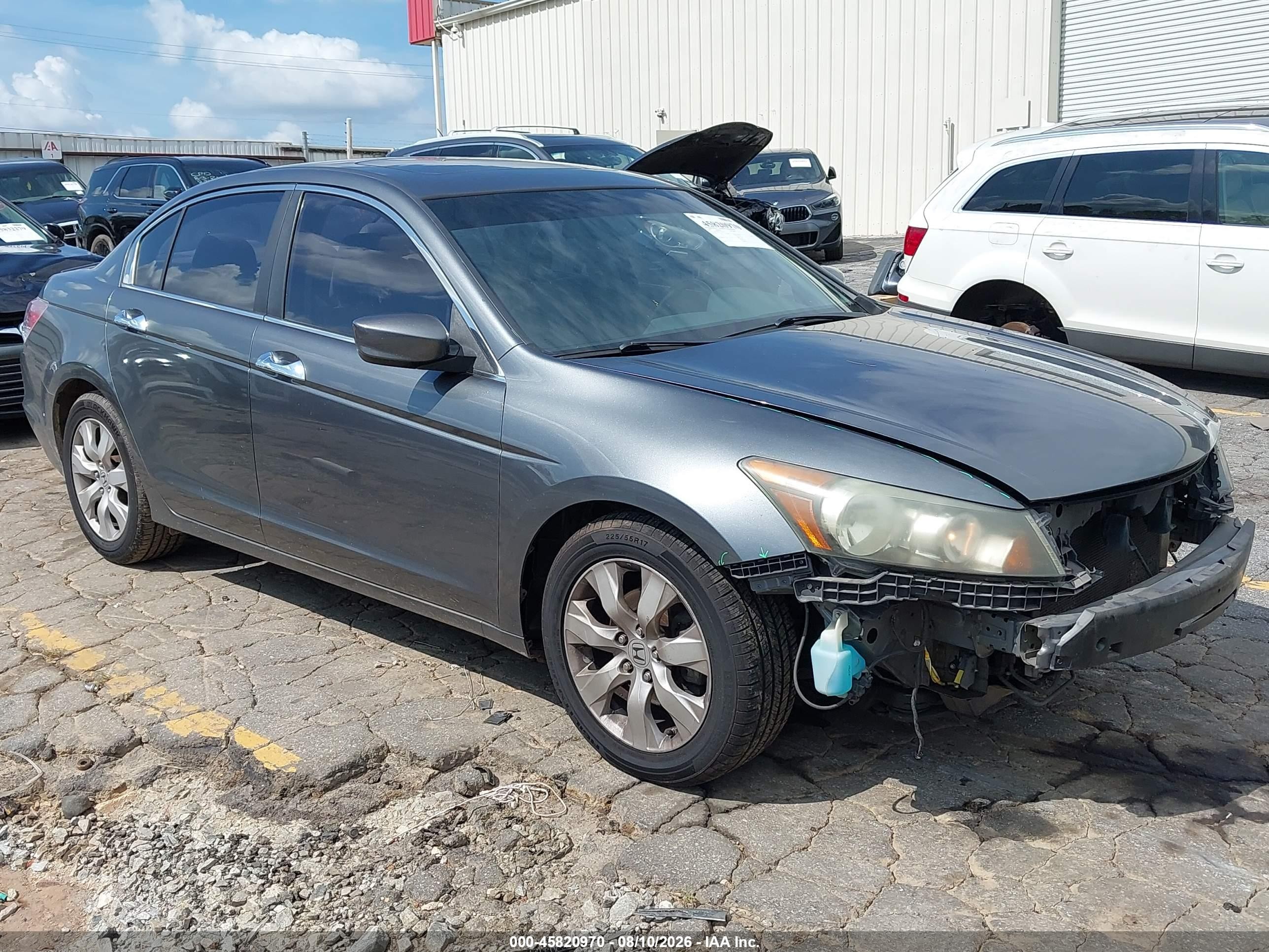2010 Honda Accord 3.5 Ex-l Gray vin: 1HGCP3F84AA013774