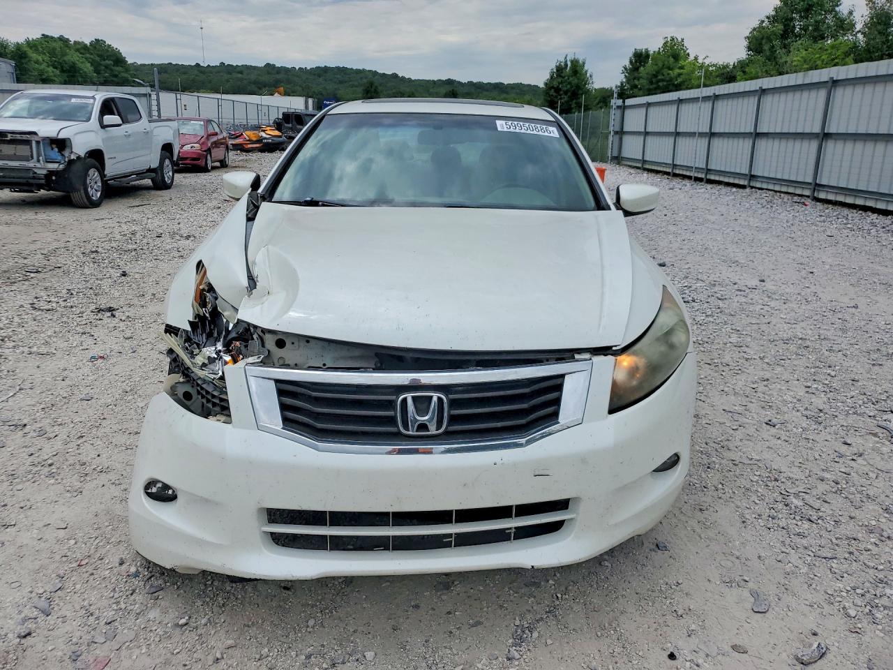 2010 Hond Accord Exl White vin: 1HGCP3F84AA016819