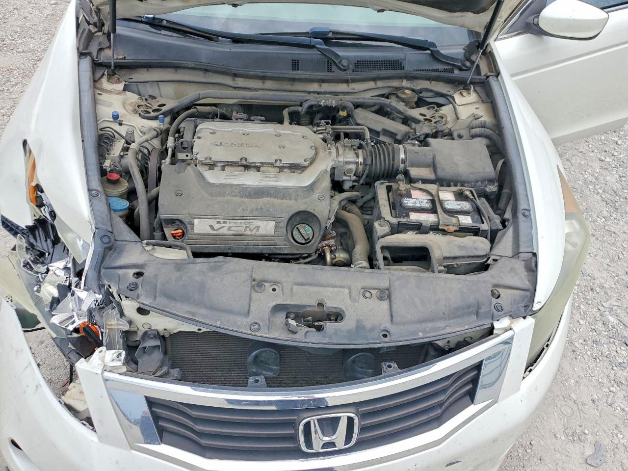 2010 Hond Accord Exl White vin: 1HGCP3F84AA016819