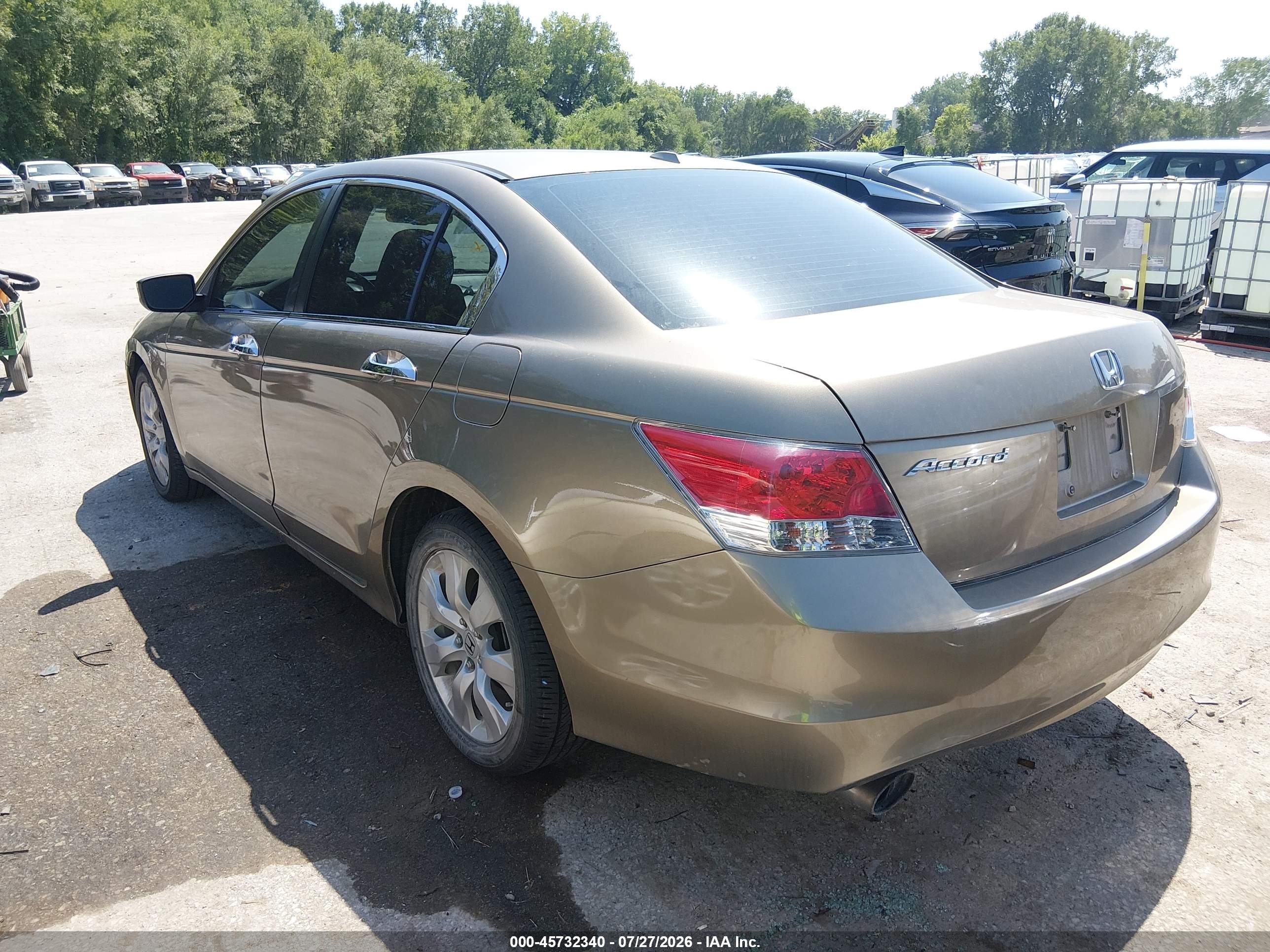 2010 Honda Accord 3.5 Ex-l Beige vin: 1HGCP3F84AA017694