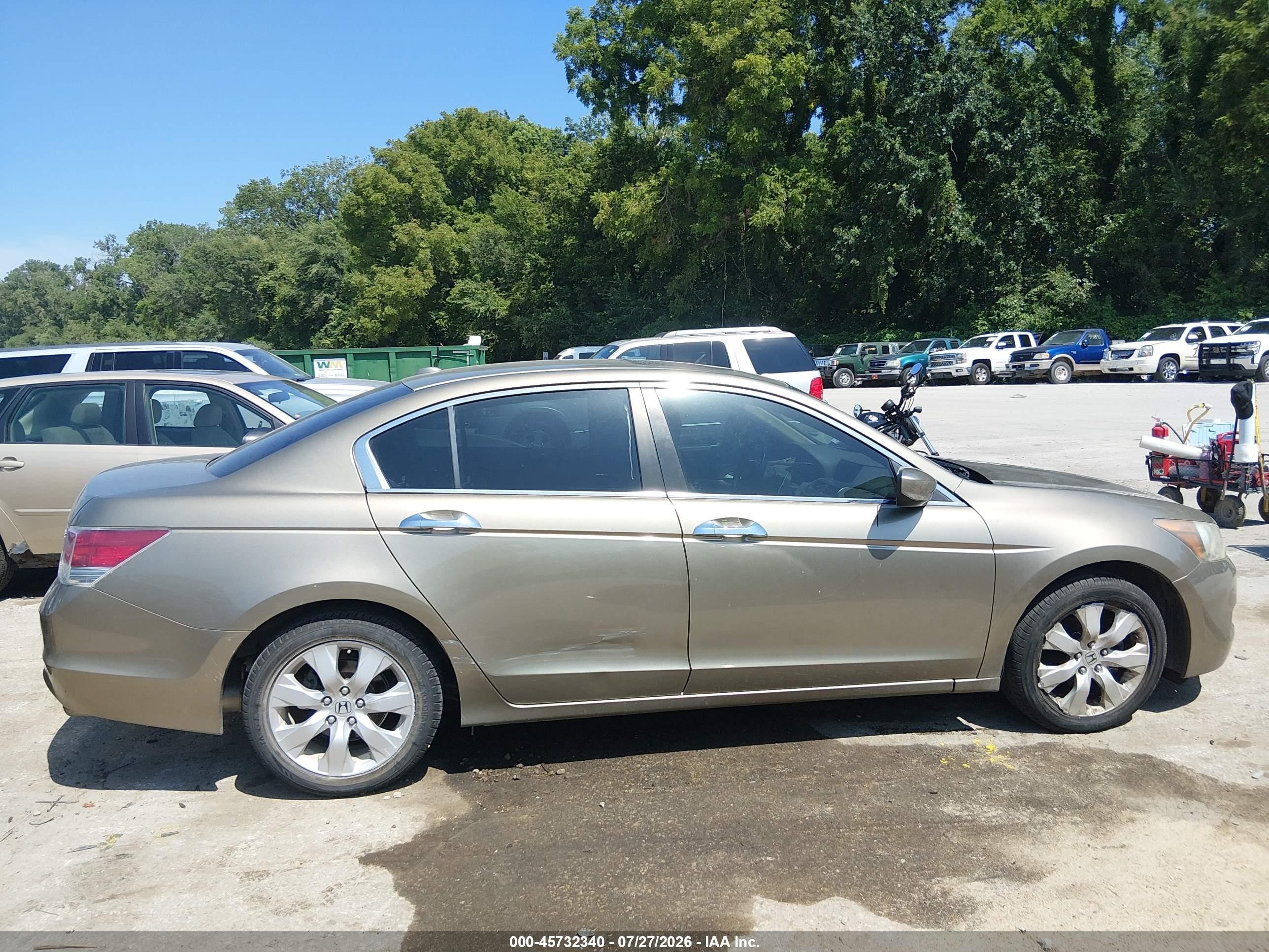 2010 Honda Accord 3.5 Ex-l Beige vin: 1HGCP3F84AA017694