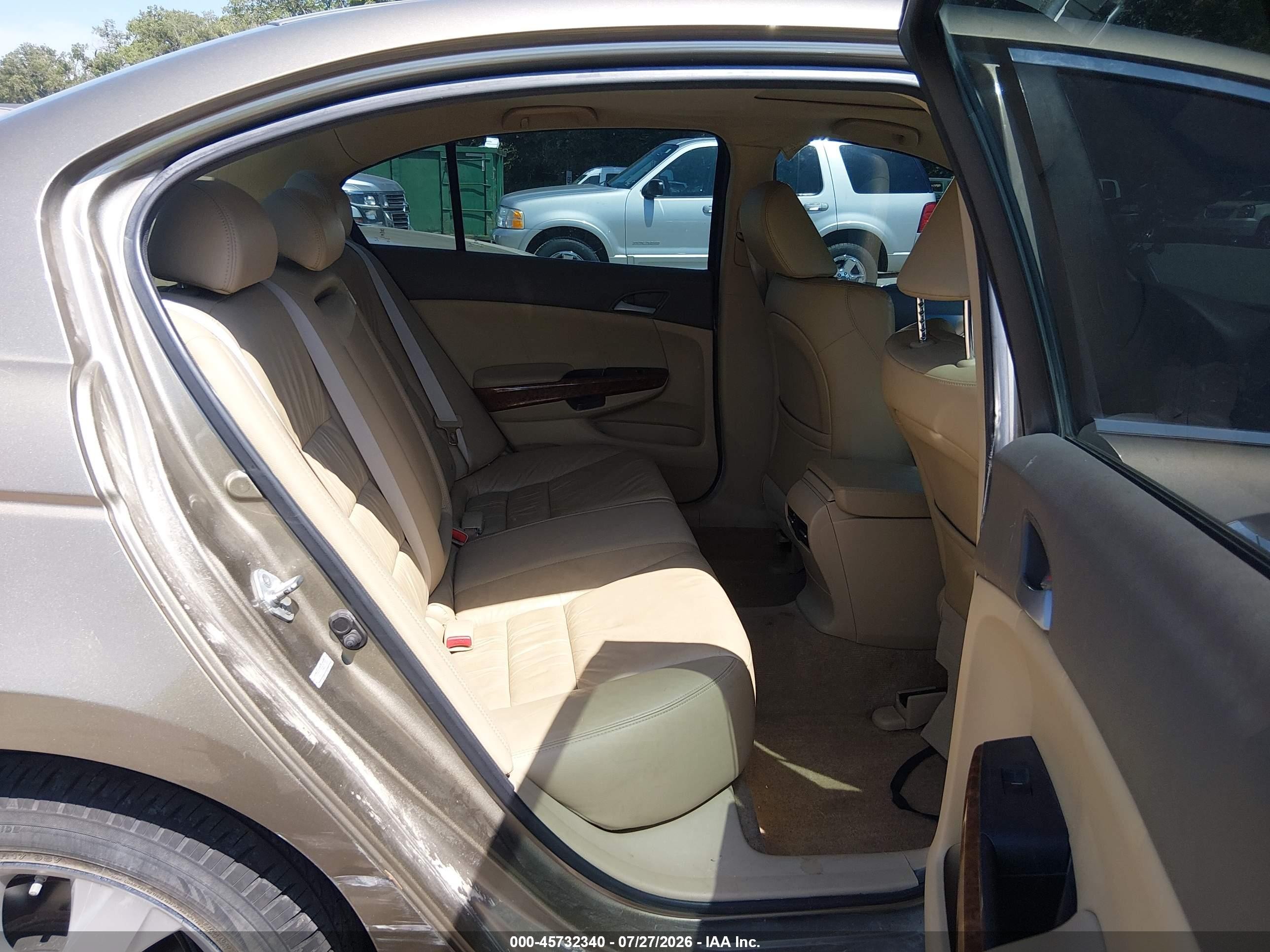 2010 Honda Accord 3.5 Ex-l Beige vin: 1HGCP3F84AA017694