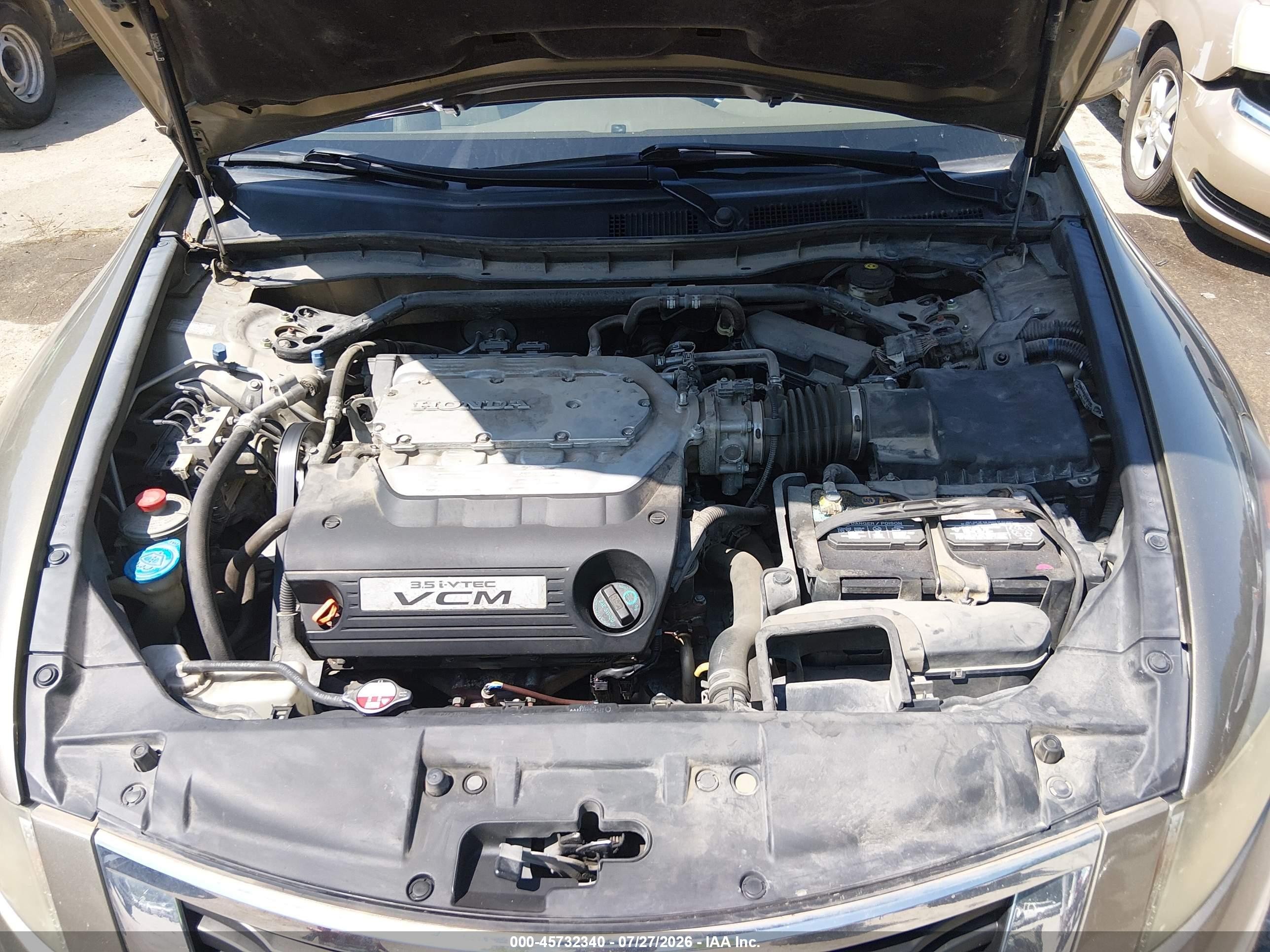 2010 Honda Accord 3.5 Ex-l Beige vin: 1HGCP3F84AA017694