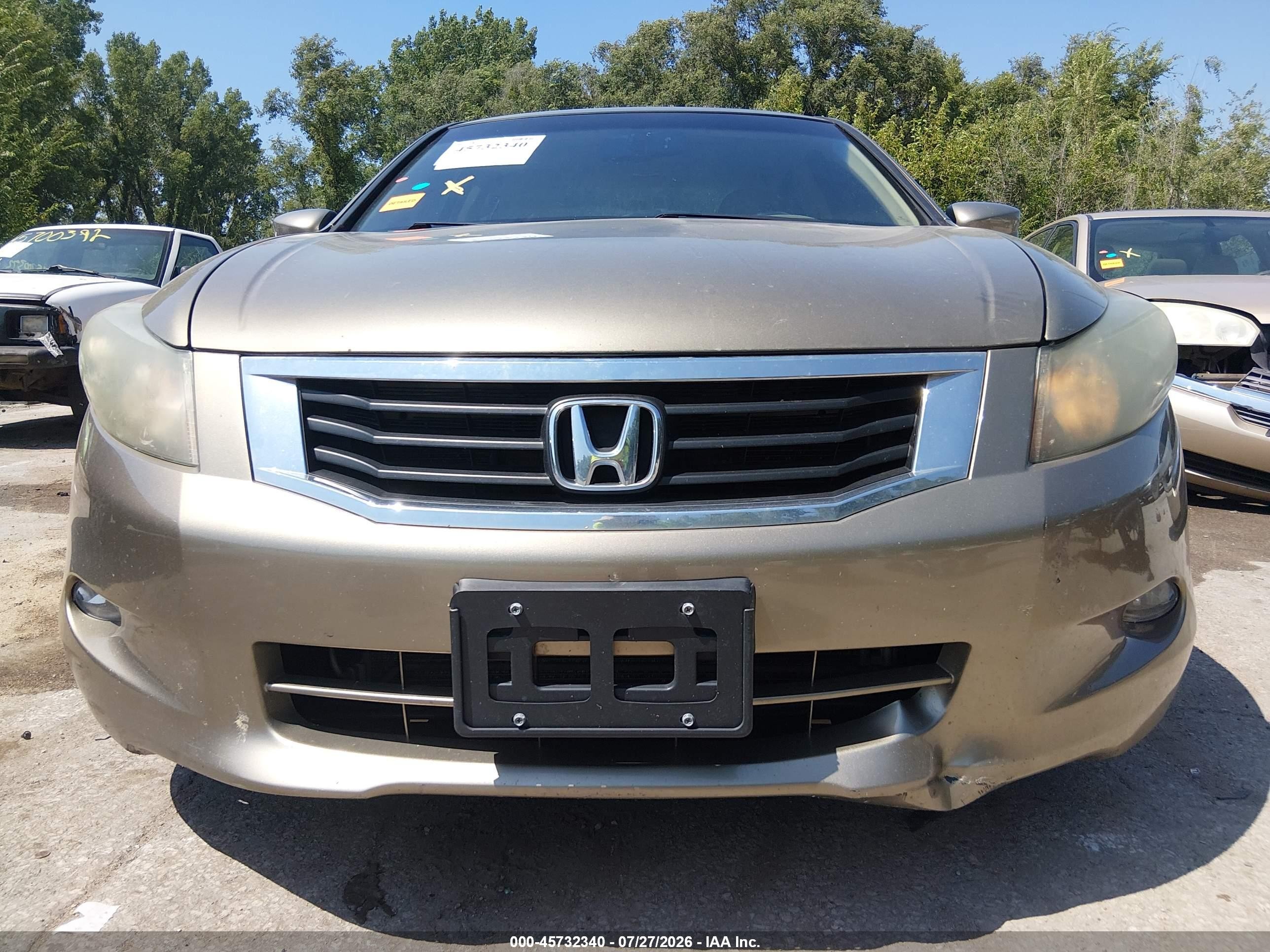 2010 Honda Accord 3.5 Ex-l Beige vin: 1HGCP3F84AA017694