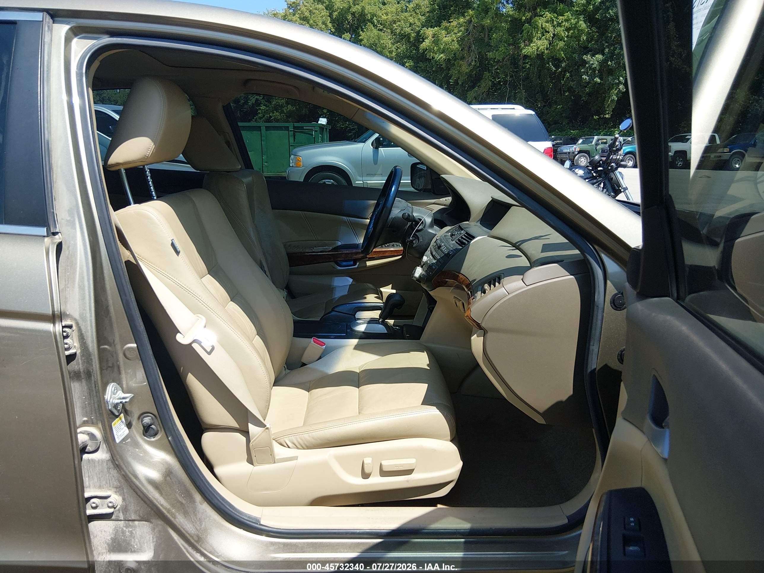 2010 Honda Accord 3.5 Ex-l Beige vin: 1HGCP3F84AA017694
