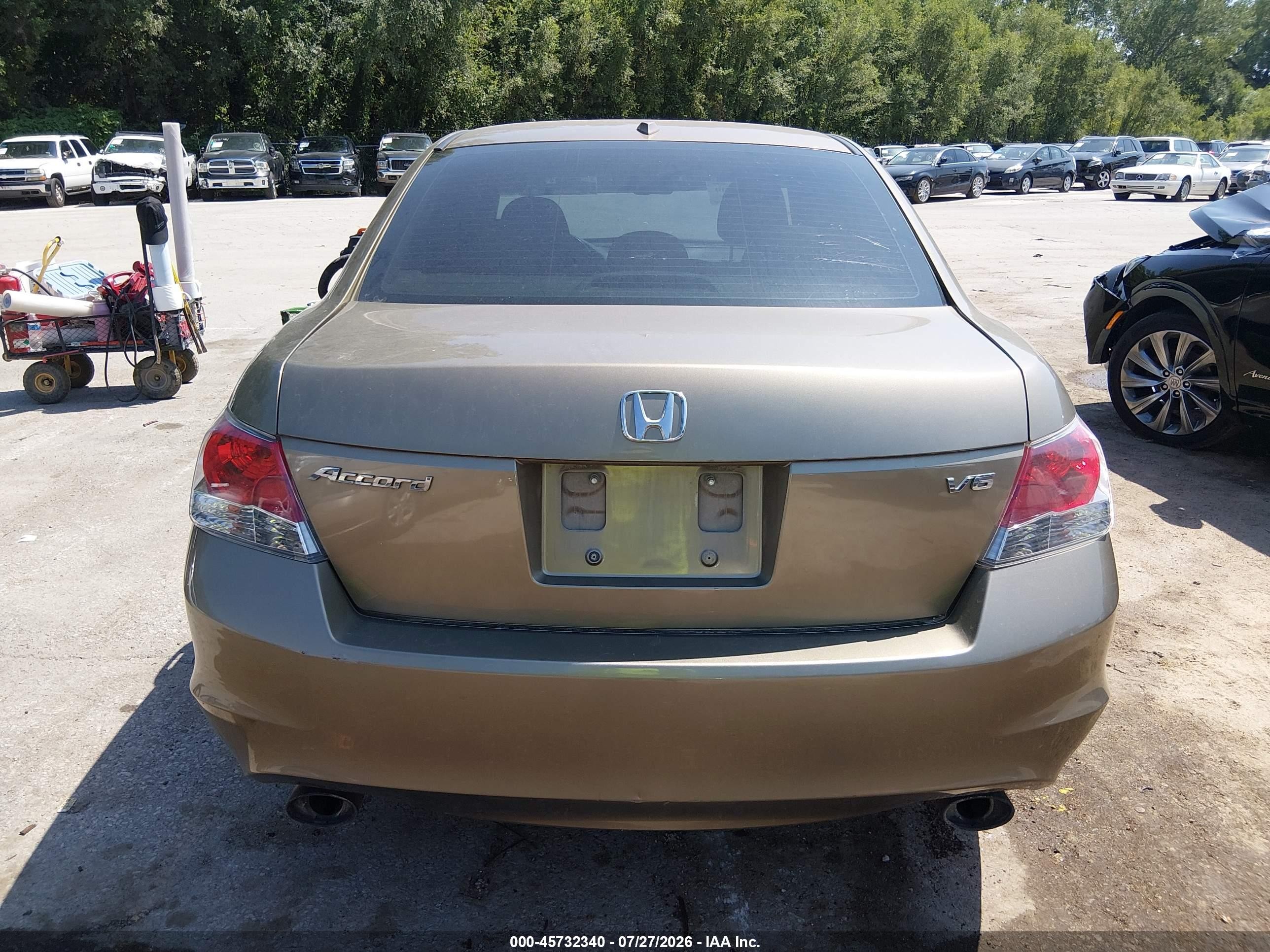 2010 Honda Accord 3.5 Ex-l Beige vin: 1HGCP3F84AA017694