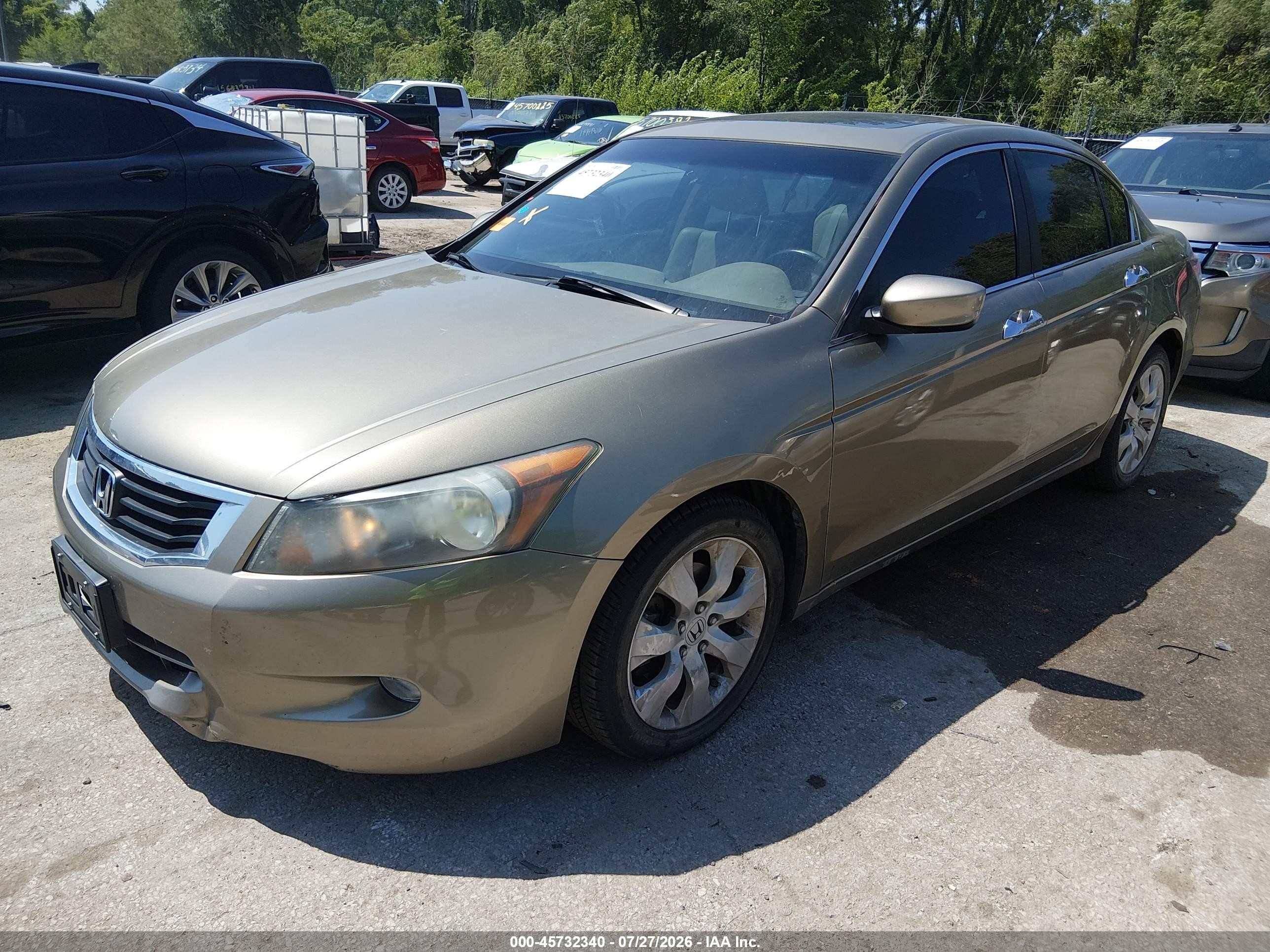 2010 Honda Accord 3.5 Ex-l Beige vin: 1HGCP3F84AA017694