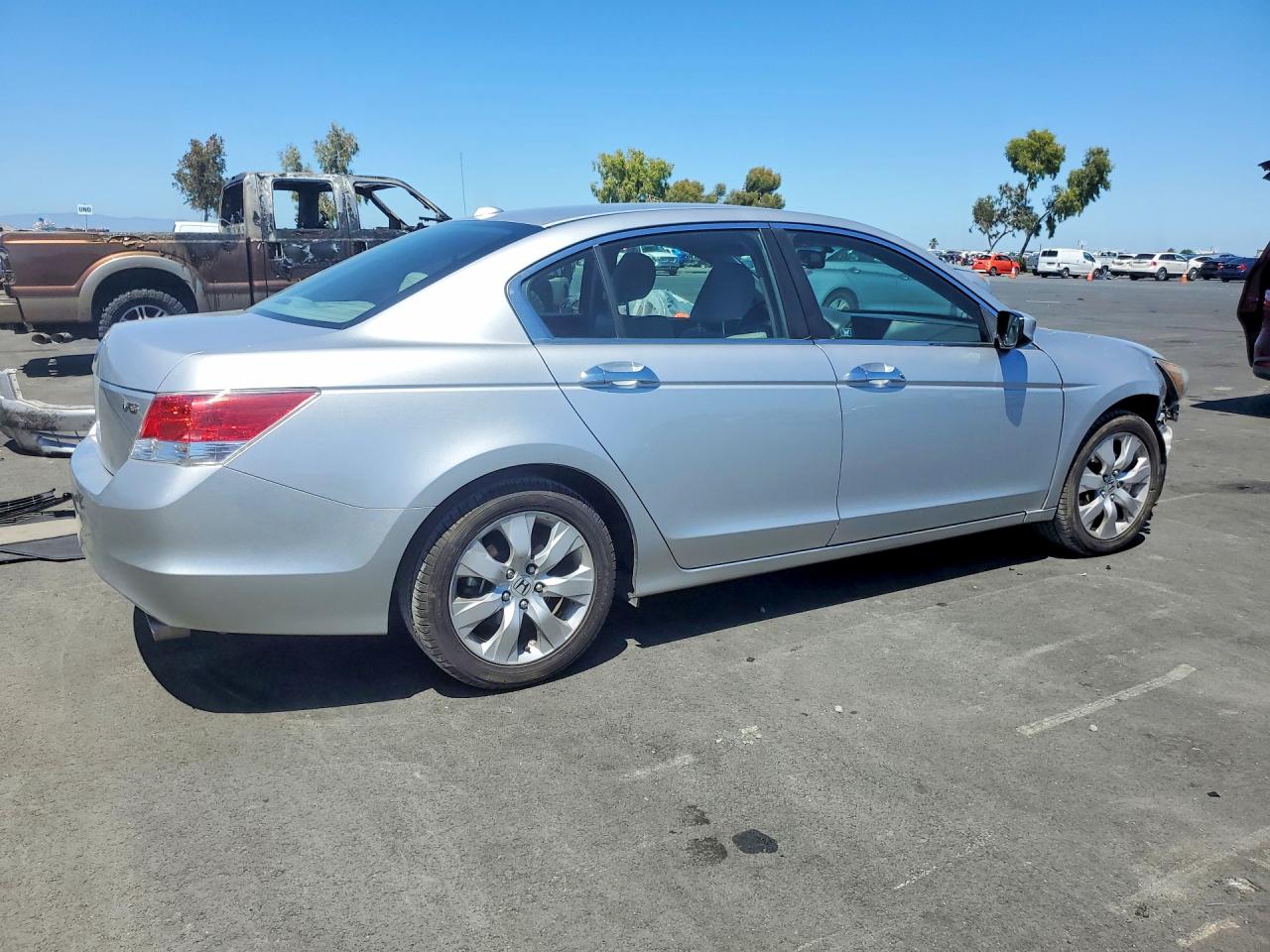 2010 Honda Accord Exl Silver vin: 1HGCP3F84AA020109