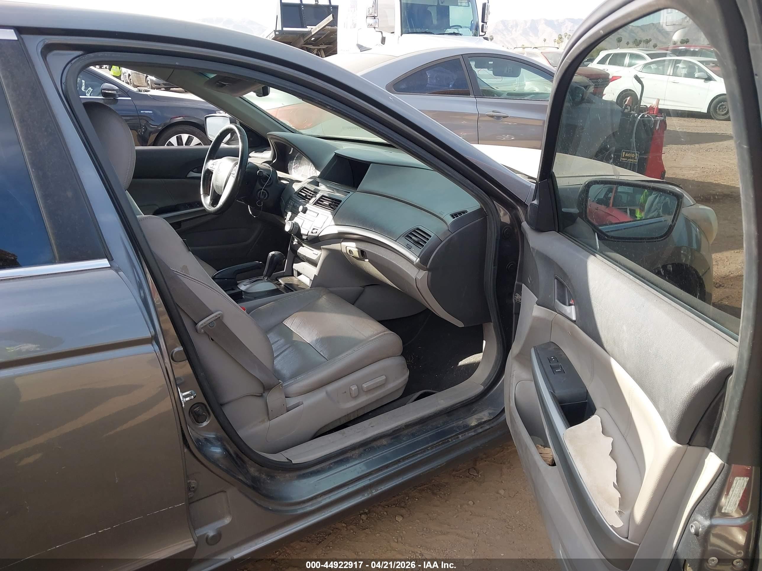 2010 Honda Accord 3.5 Ex-l Gray vin: 1HGCP3F84AA022300