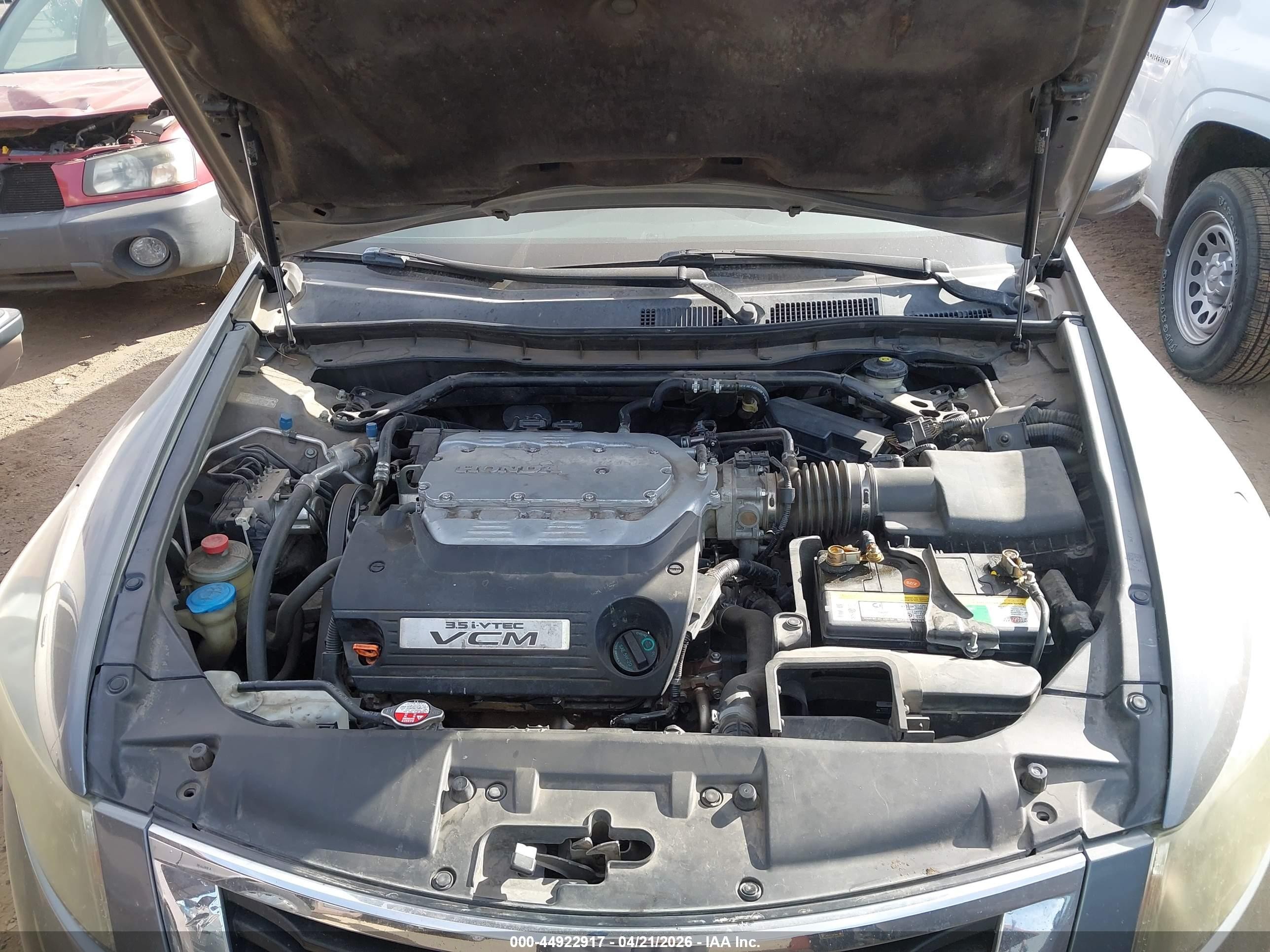 2010 Honda Accord 3.5 Ex-l Gray vin: 1HGCP3F84AA022300