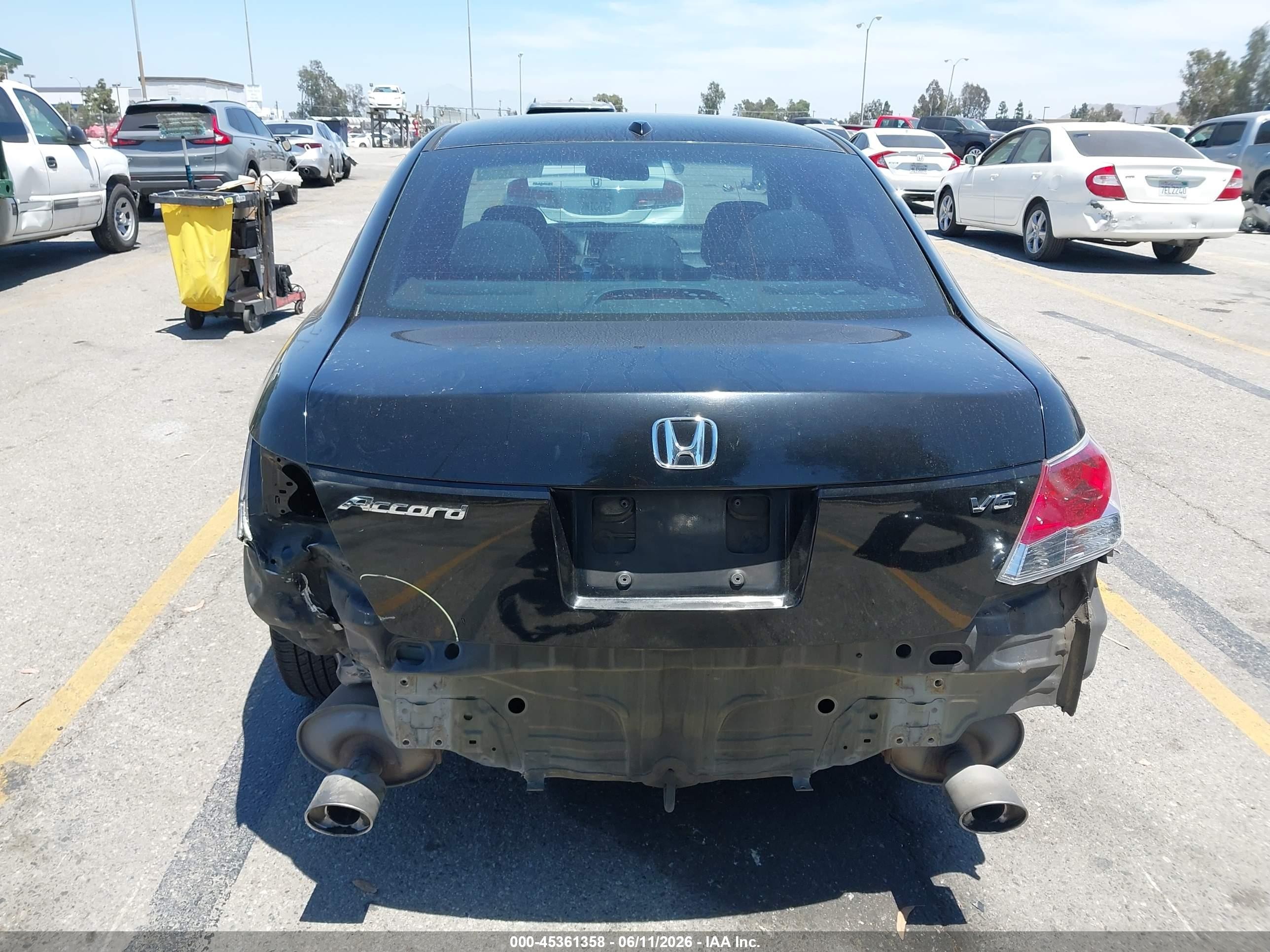 2010 Honda Accord 3.5 Ex-l Черный vin: 1HGCP3F84AA025536