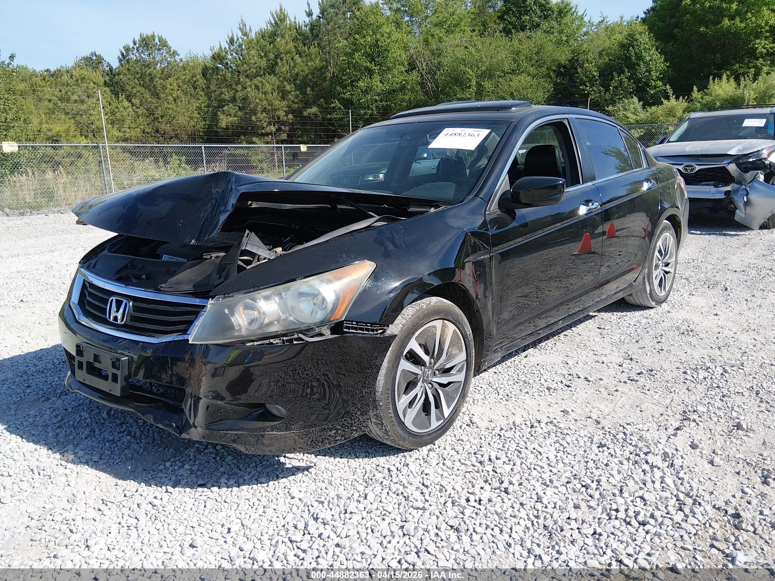 2010 Honda Accord 3.5 Ex-l Black vin: 1HGCP3F84AA029070