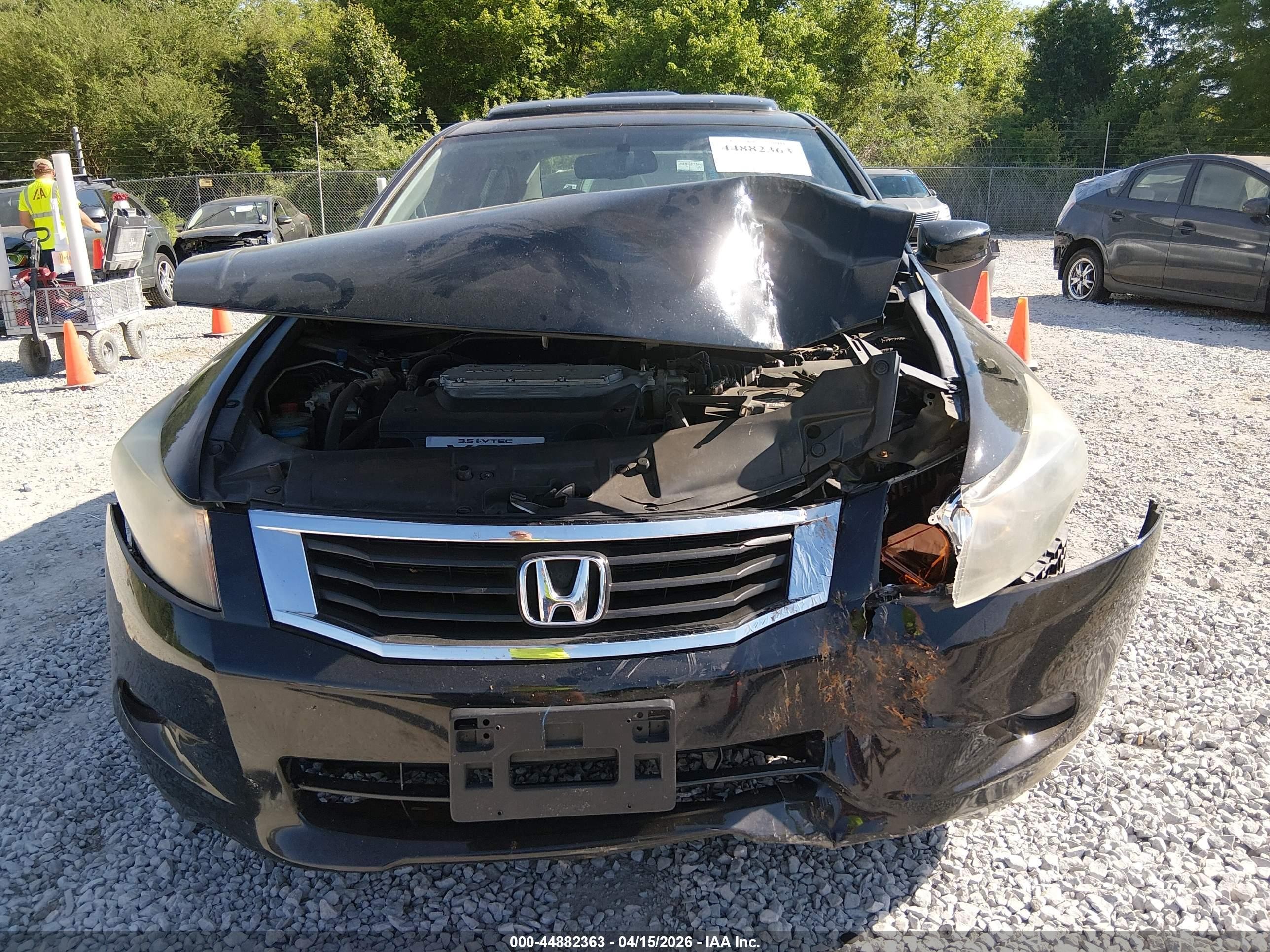 2010 Honda Accord 3.5 Ex-l Black vin: 1HGCP3F84AA029070