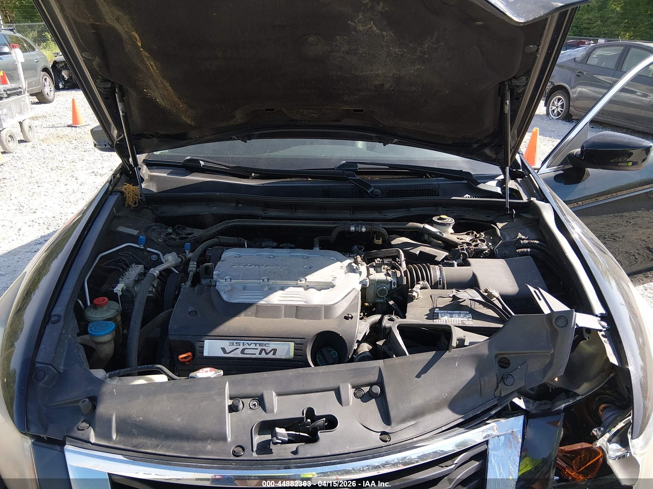 2010 Honda Accord 3.5 Ex-l Black vin: 1HGCP3F84AA029070