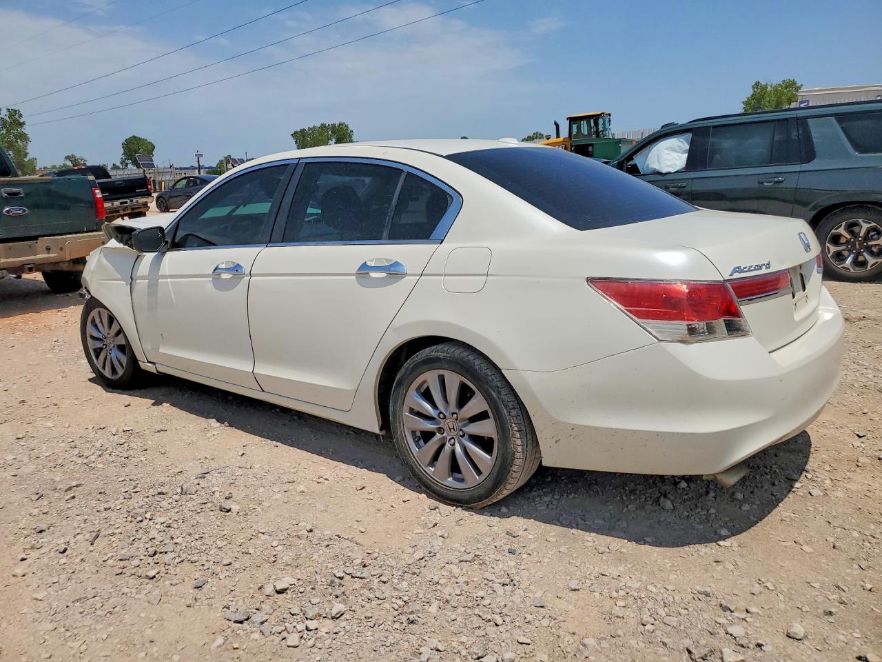 2011 Honda Accord Exl White vin: 1HGCP3F84BA000217