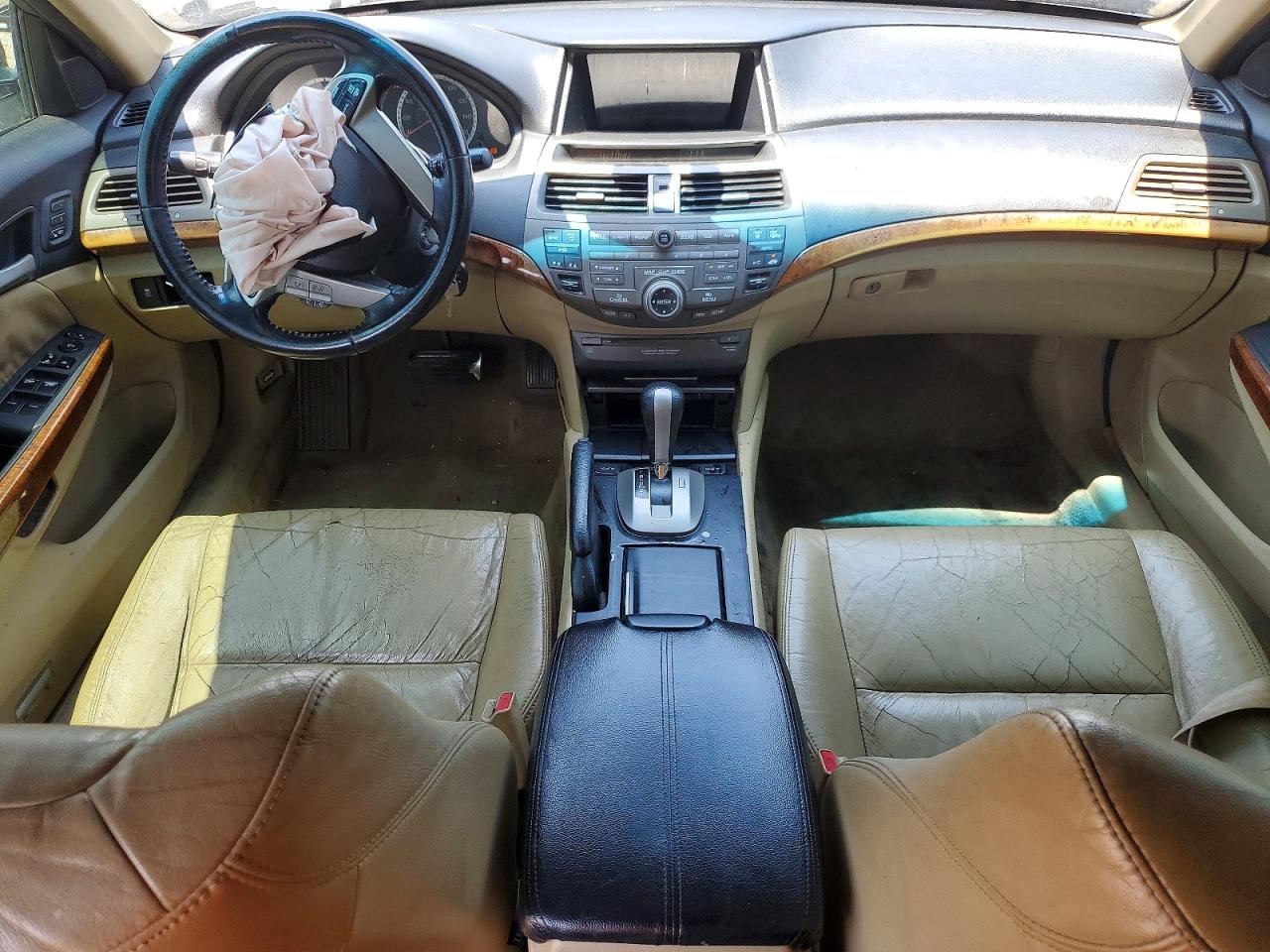 2011 Honda Accord Exl White vin: 1HGCP3F84BA000217