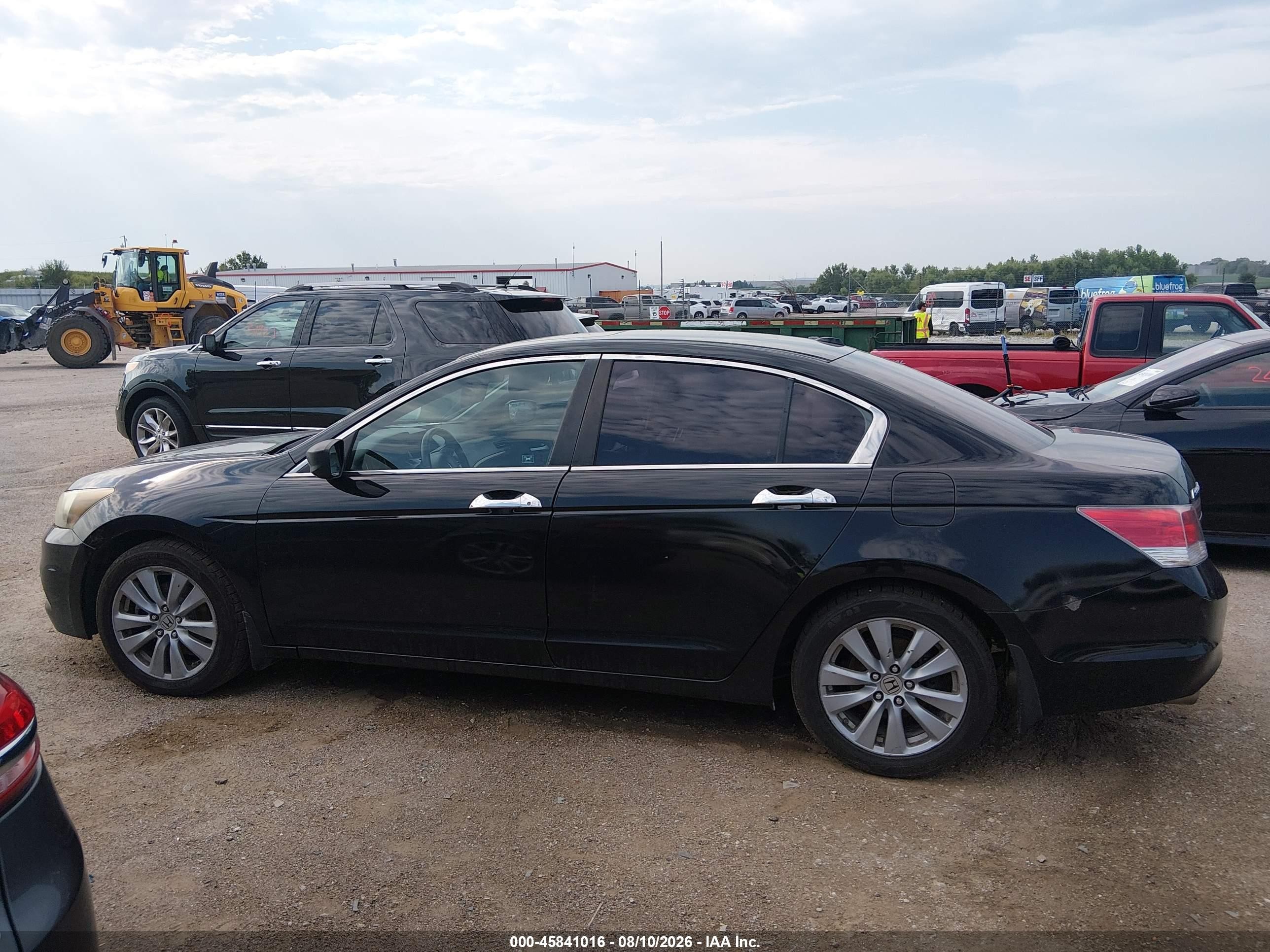 2011 Honda Accord 3.5 Ex-l Black vin: 1HGCP3F84BA011119
